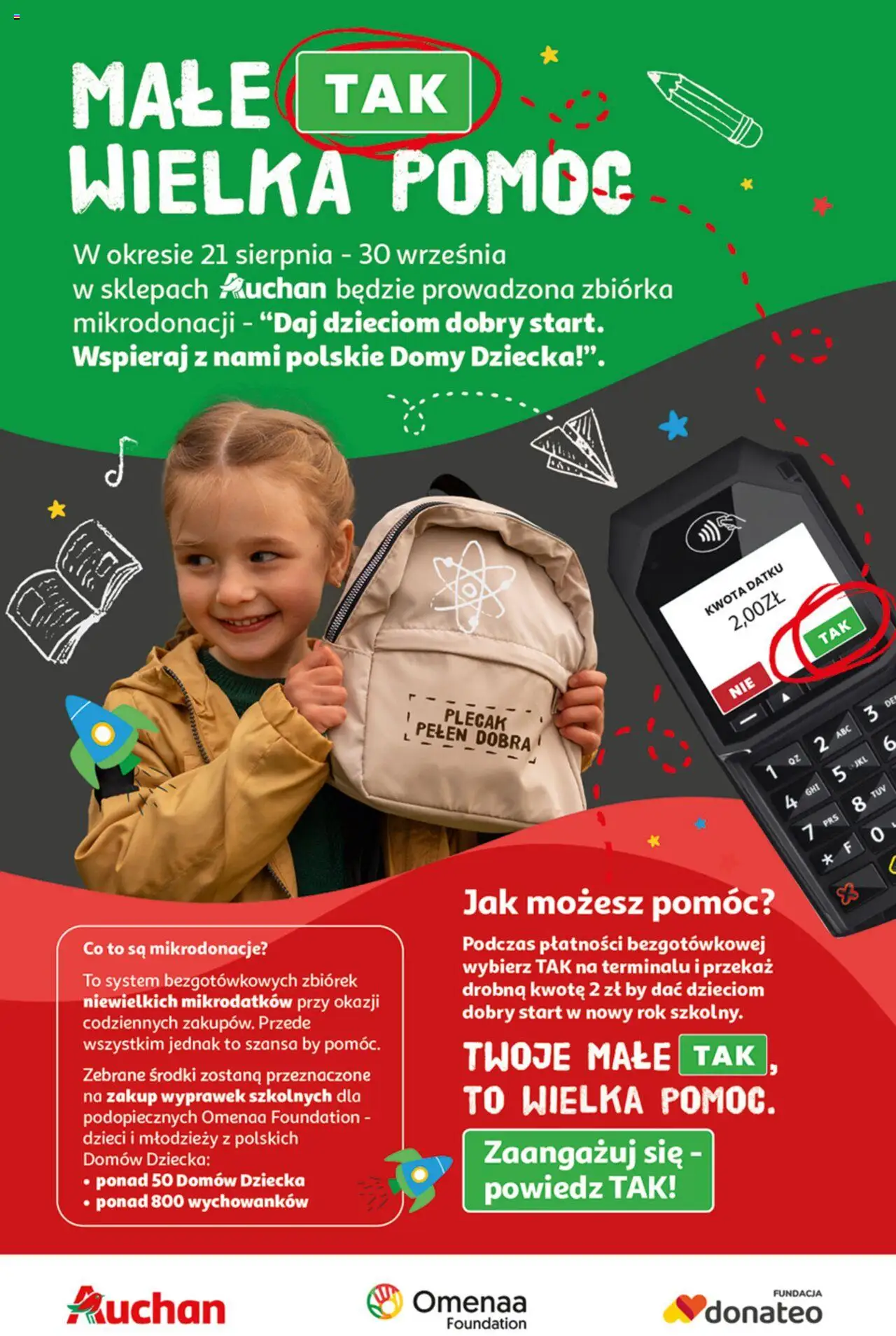 Auchan Odlotowe ceny na start szkoły Hipermarket Gazetka  ważna od  21.08.2025 do 27.08.2025 strona 44