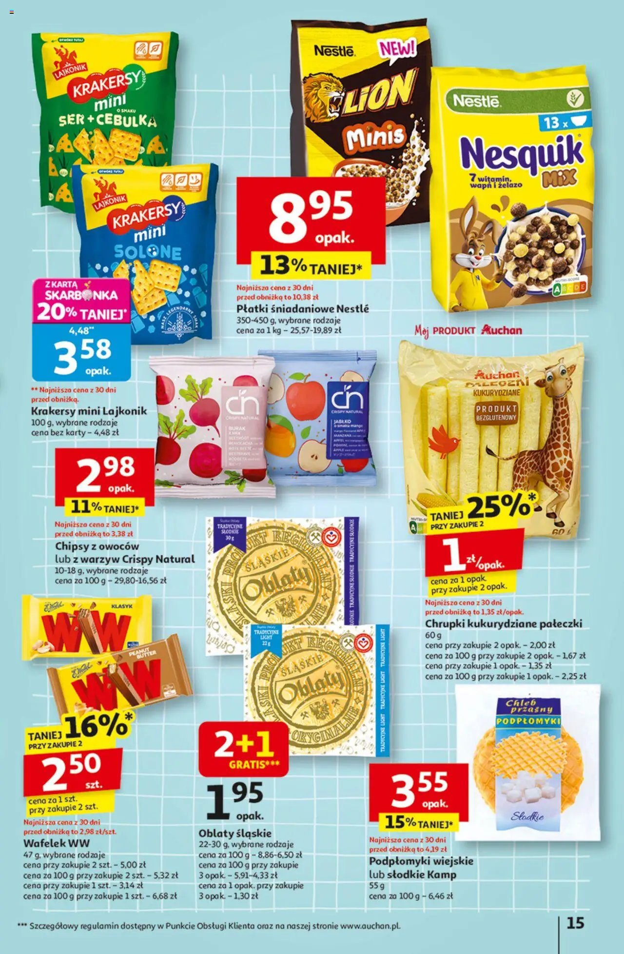 Auchan Odlotowe ceny na start szkoły Hipermarket Gazetka ważna od 28.08.2025 do 03.09.2025 strona 14