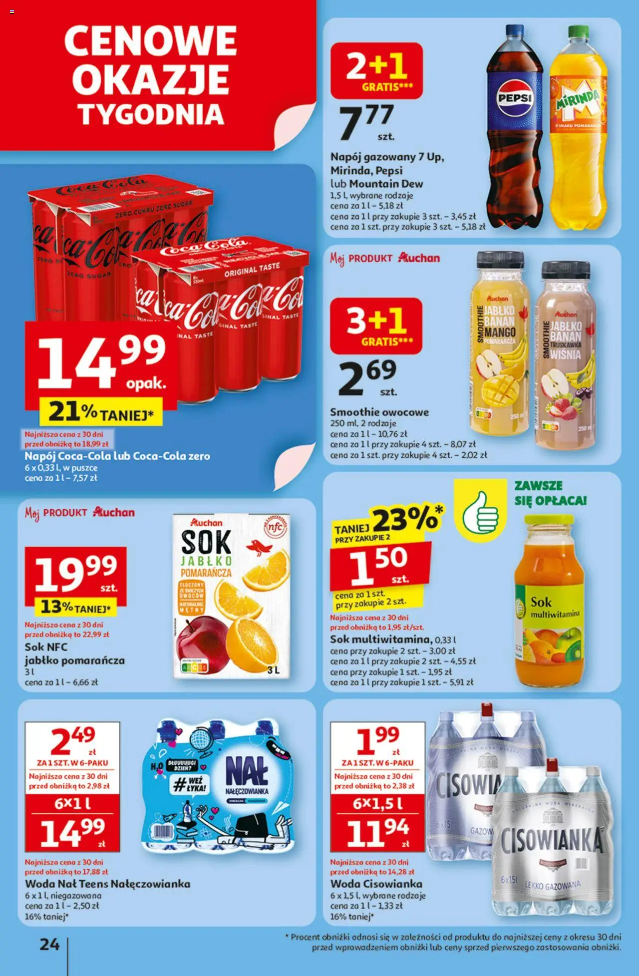 Auchan Odlotowe ceny na start szkoły Hipermarket Gazetka ważna od 28.08.2025 do 03.09.2025 strona 22