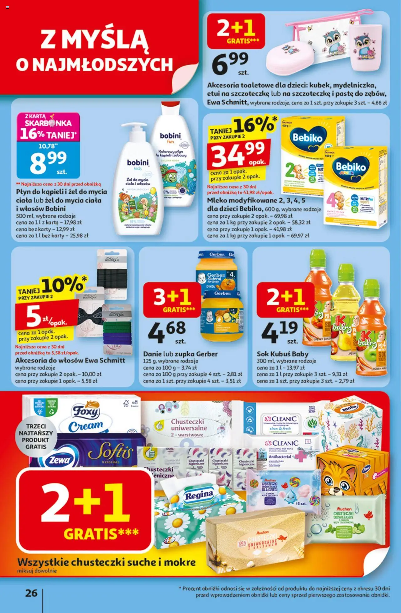Auchan Odlotowe ceny na start szkoły Hipermarket Gazetka ważna od 28.08.2025 do 03.09.2025 strona 24