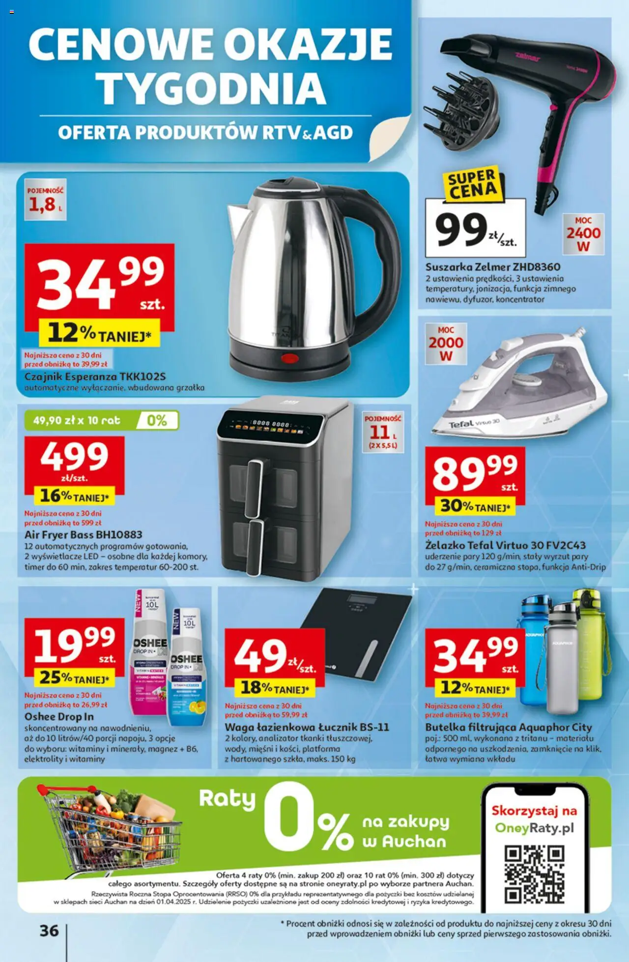 Auchan Odlotowe ceny na start szkoły Hipermarket Gazetka ważna od 28.08.2025 do 03.09.2025 strona 34