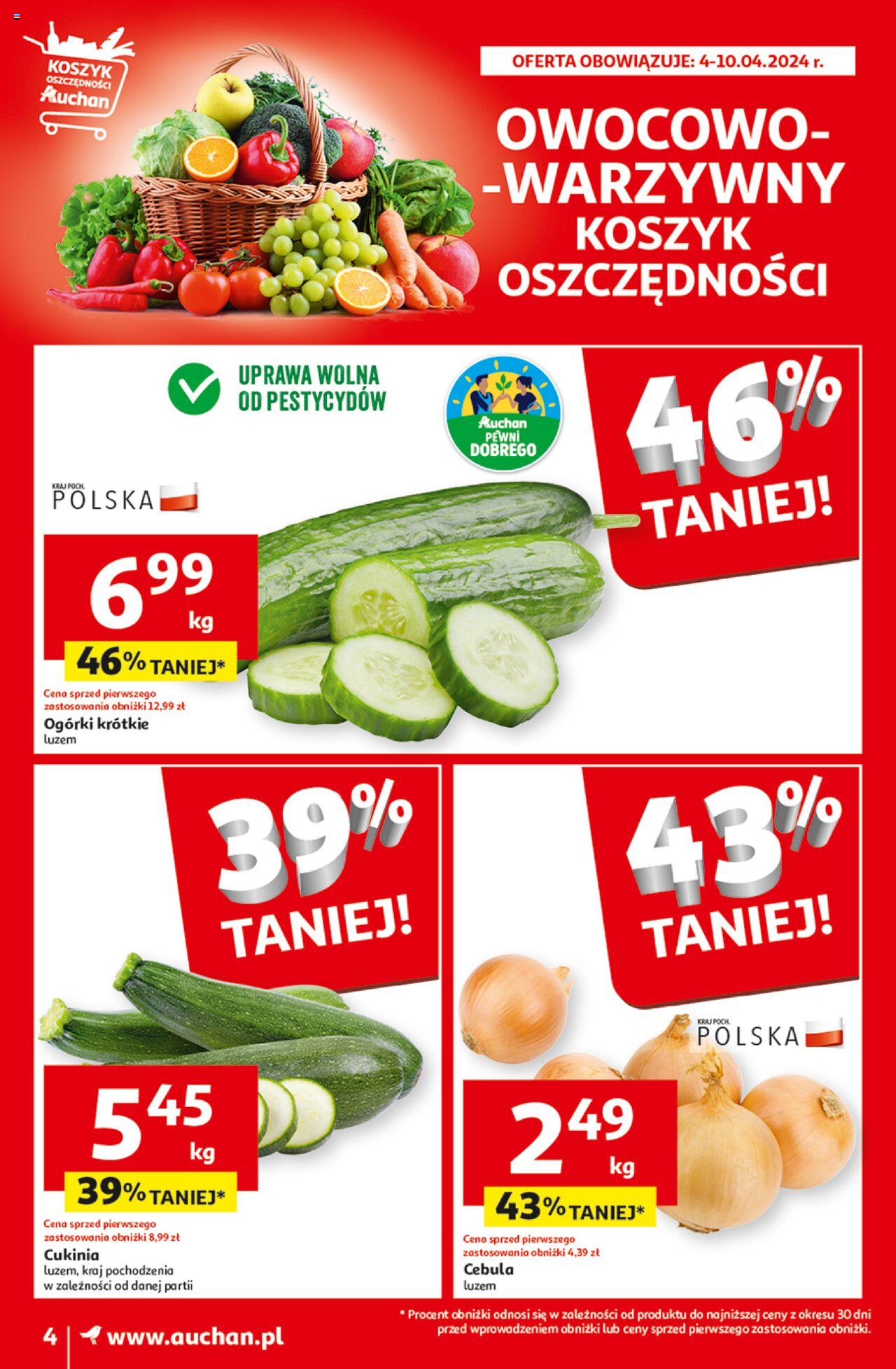 Auchan Oferty tygodnia Gazetka ważna od 04.04.2024 do 10.04.2024 strona 4