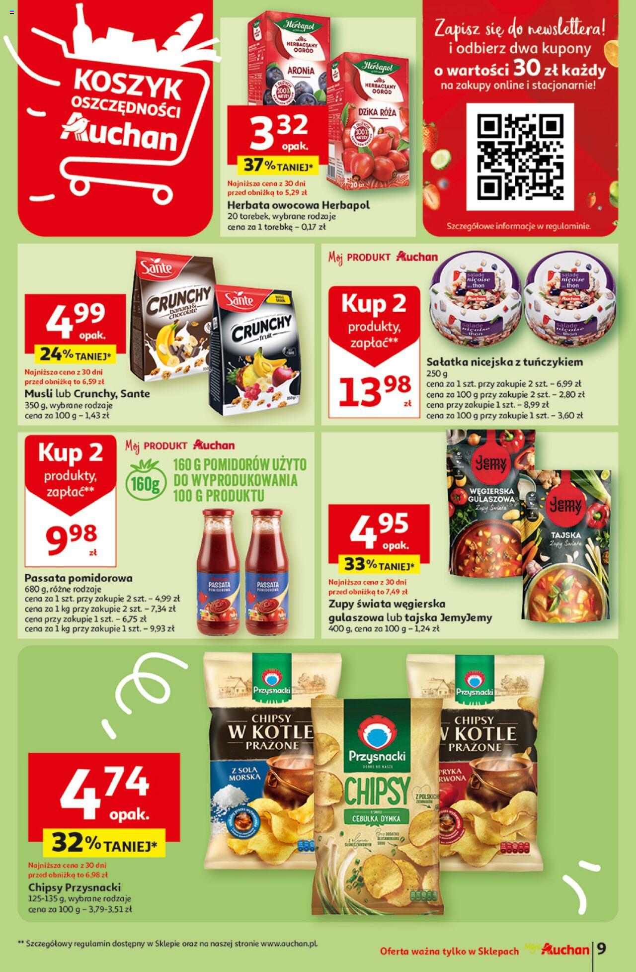 Auchan Oferty tygodnia Gazetka ważna od 04.04.2024 do 10.04.2024 strona 9