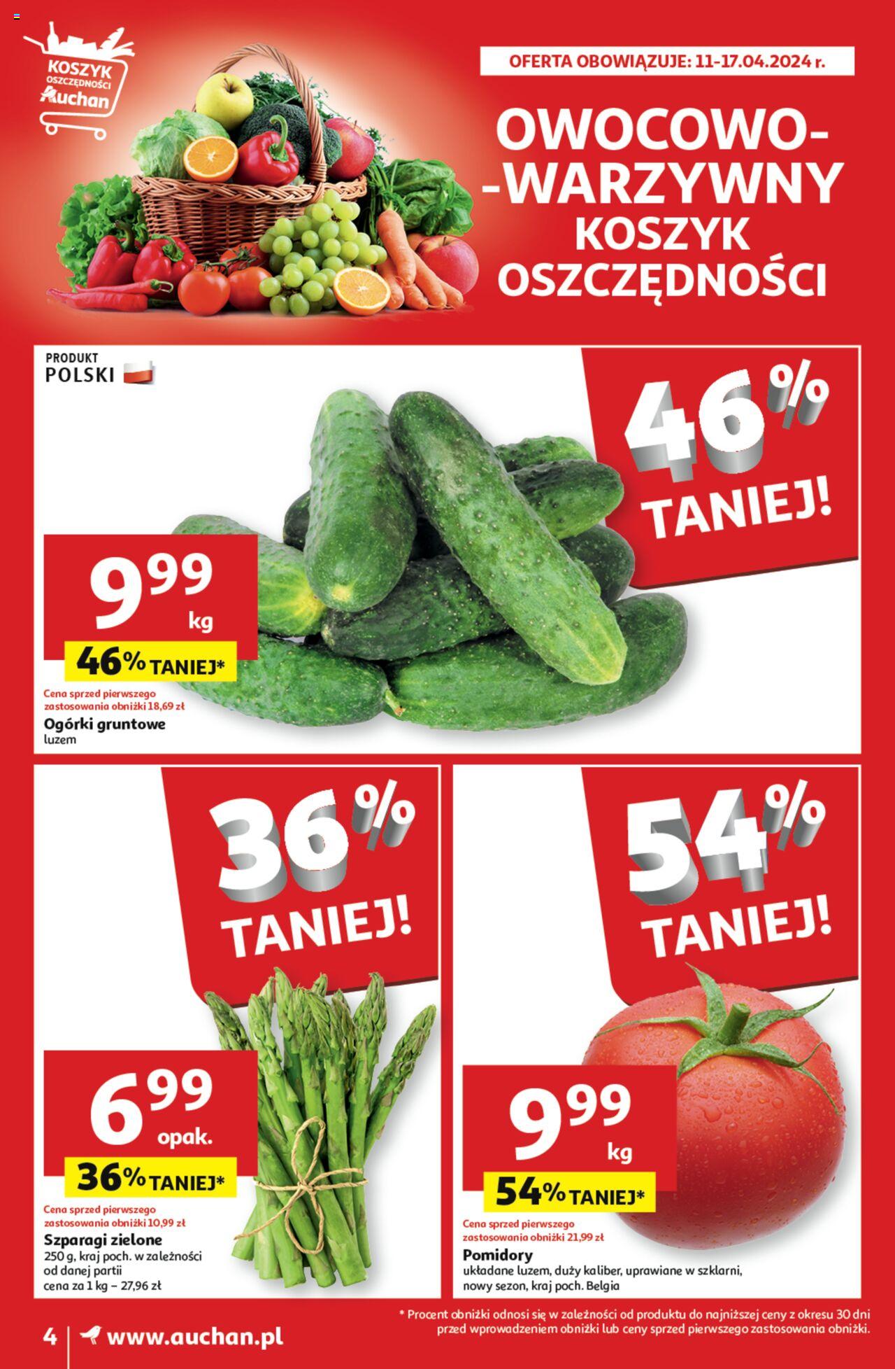 Auchan Oferty tygodnia Gazetka ważna od 11.04.2024 do 17.04.2024 strona 4