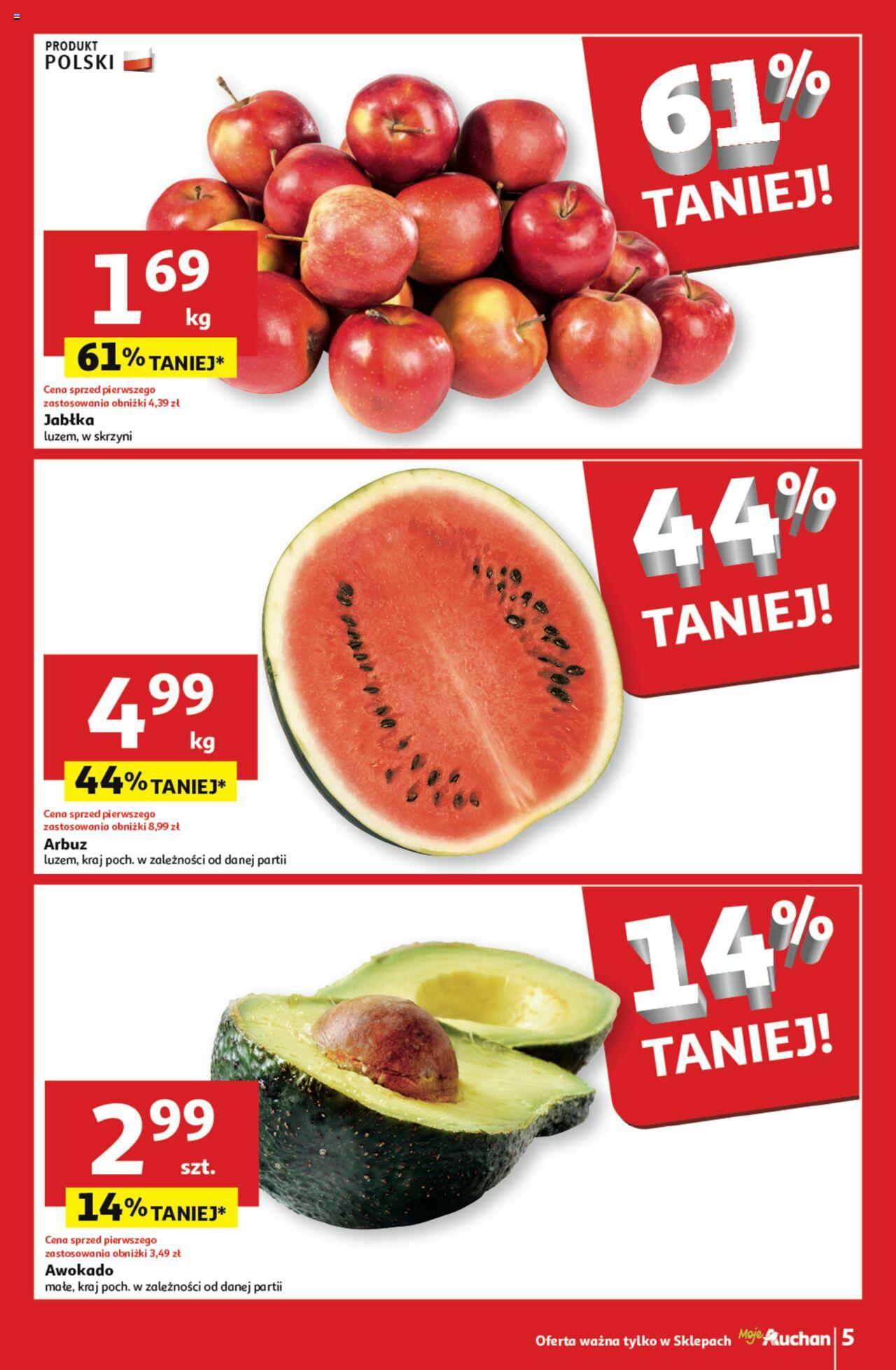 Auchan Oferty tygodnia Gazetka ważna od 11.04.2024 do 17.04.2024 strona 5
