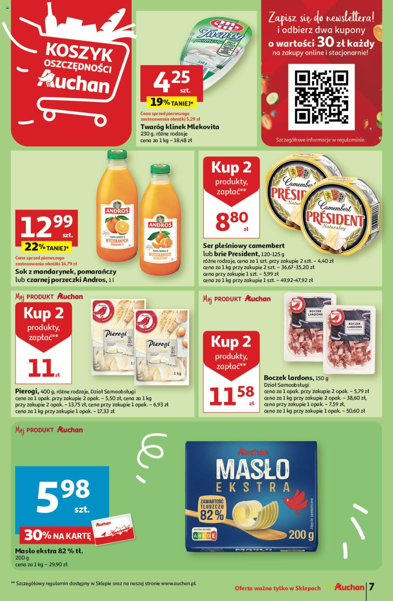 Auchan Oferty tygodnia Gazetka ważna od 11.04.2024 do 17.04.2024 strona 7