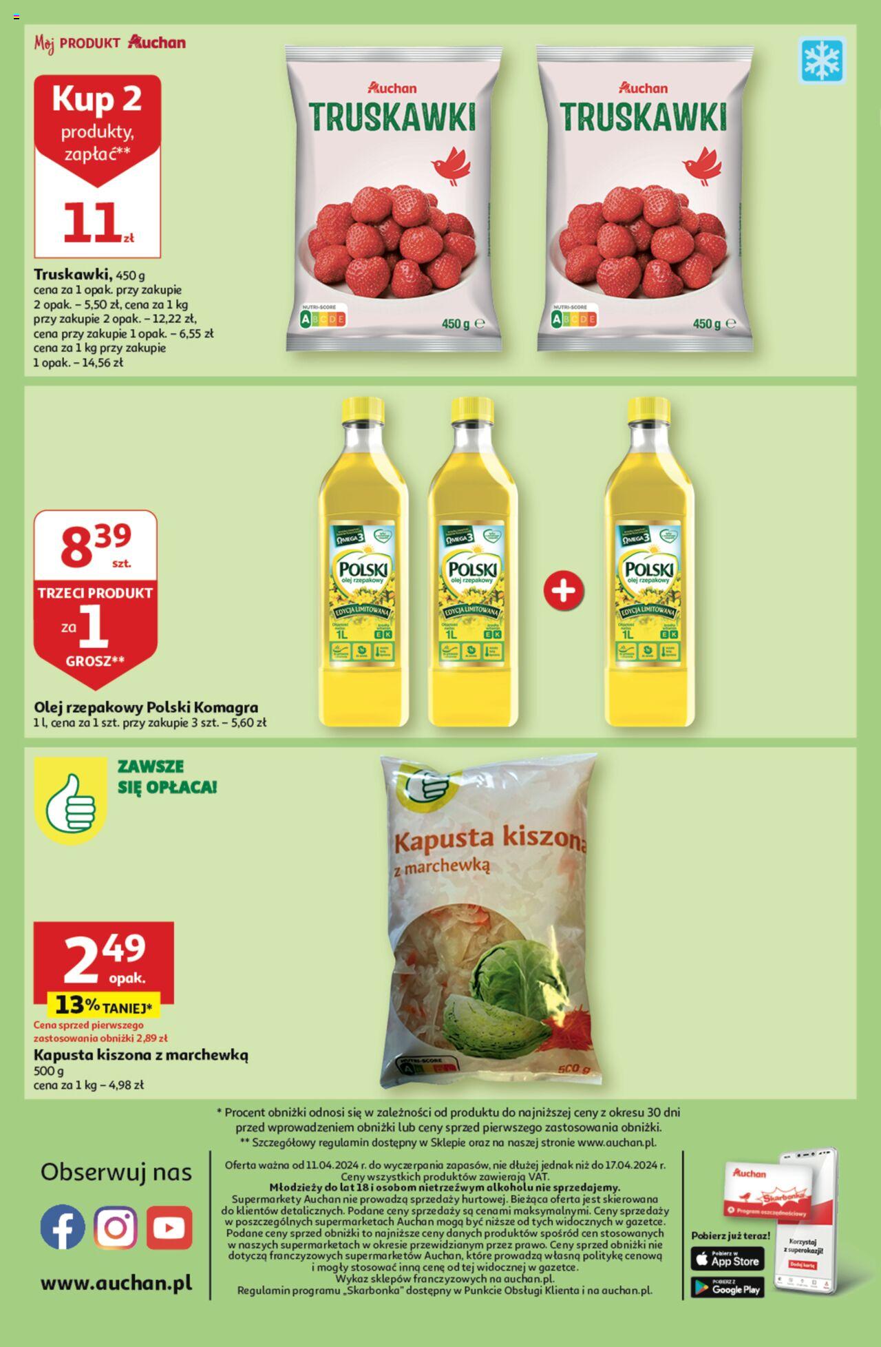 Auchan Oferty tygodnia Gazetka ważna od 11.04.2024 do 17.04.2024 strona 10