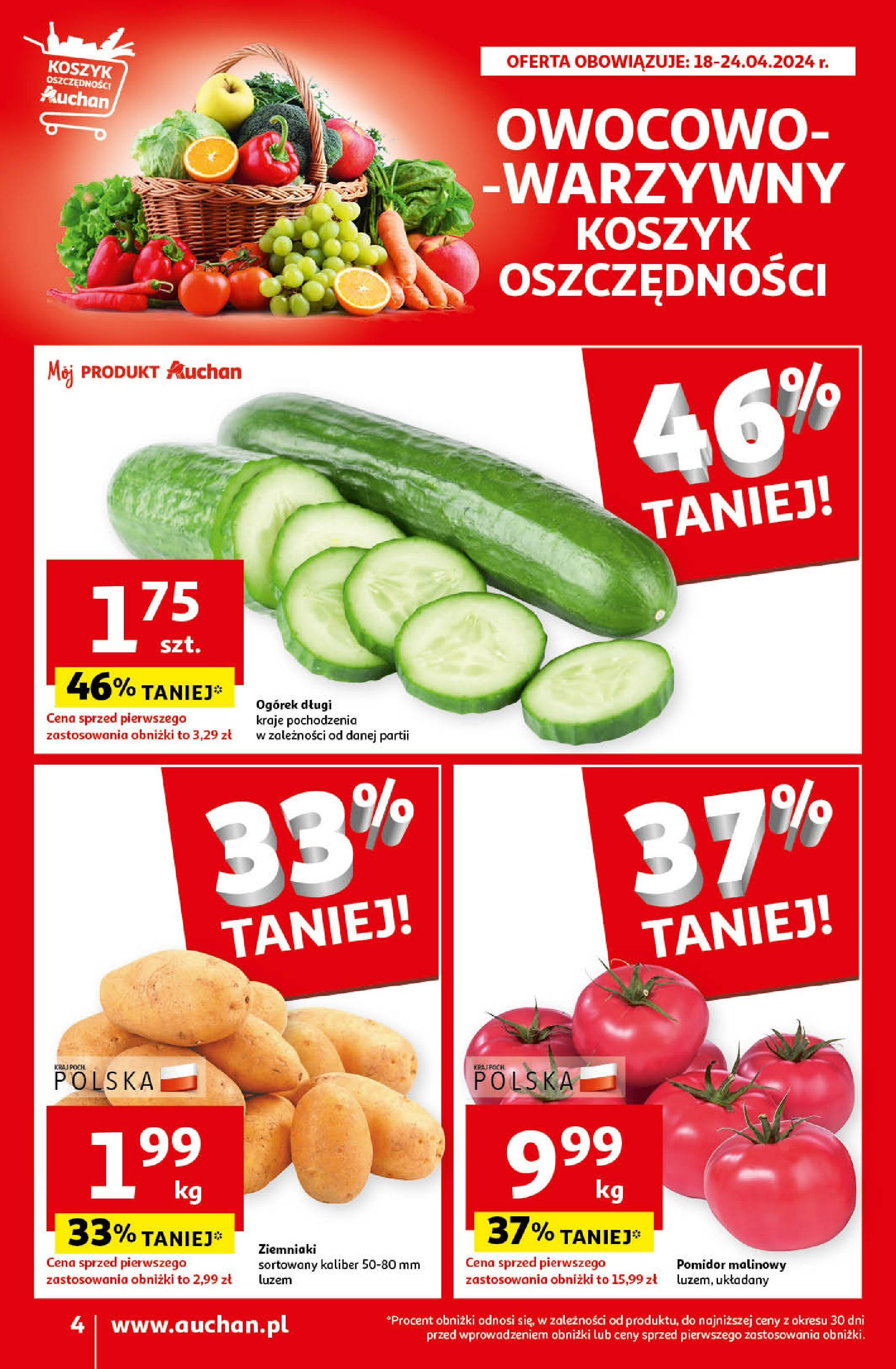 Auchan Oferty tygodnia  Gazetka ważna od 18.04.2024 do 24.04.2024 strona 2