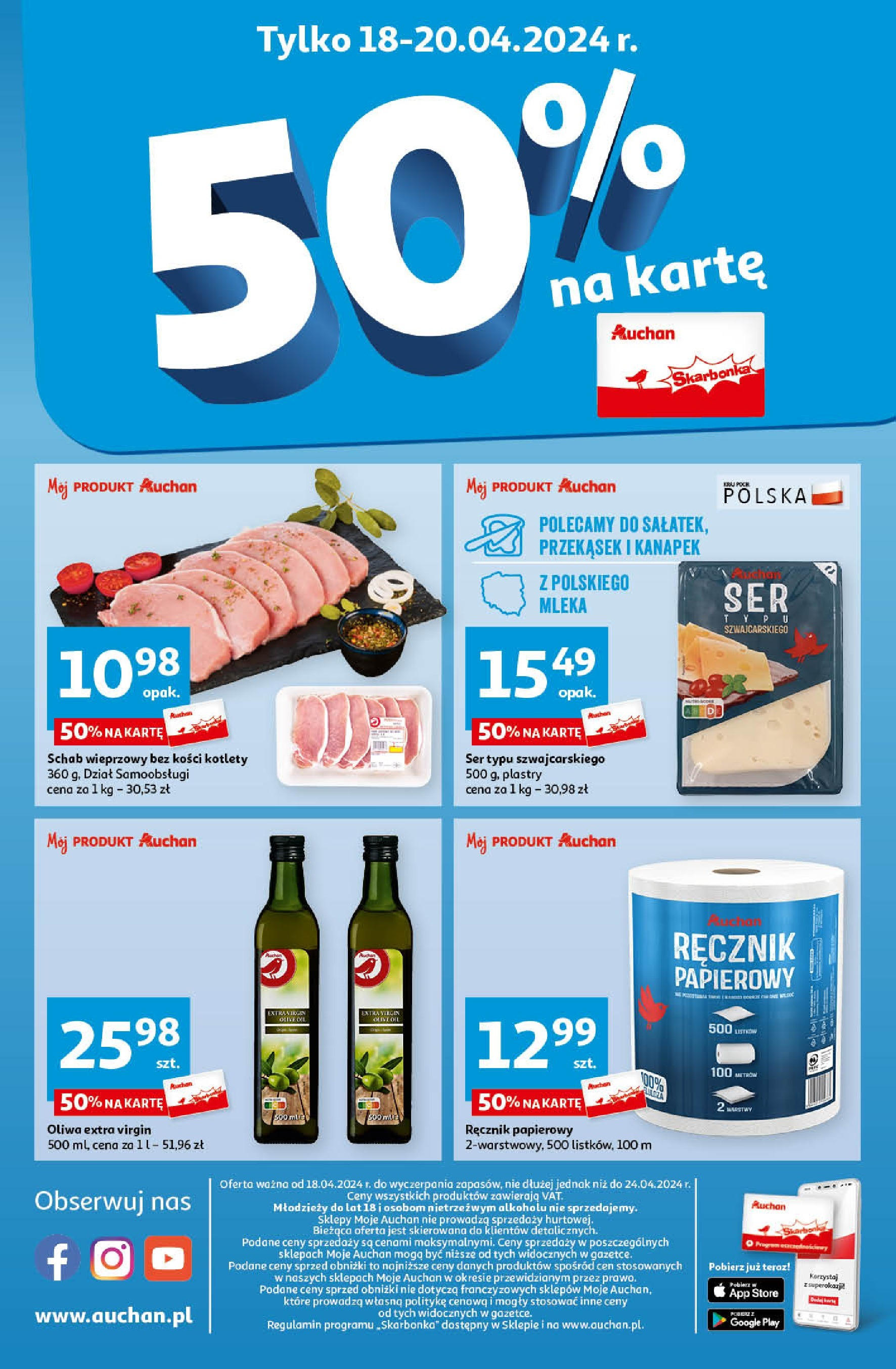 Auchan Oferty tygodnia  Gazetka ważna od 18.04.2024 do 24.04.2024 strona 8