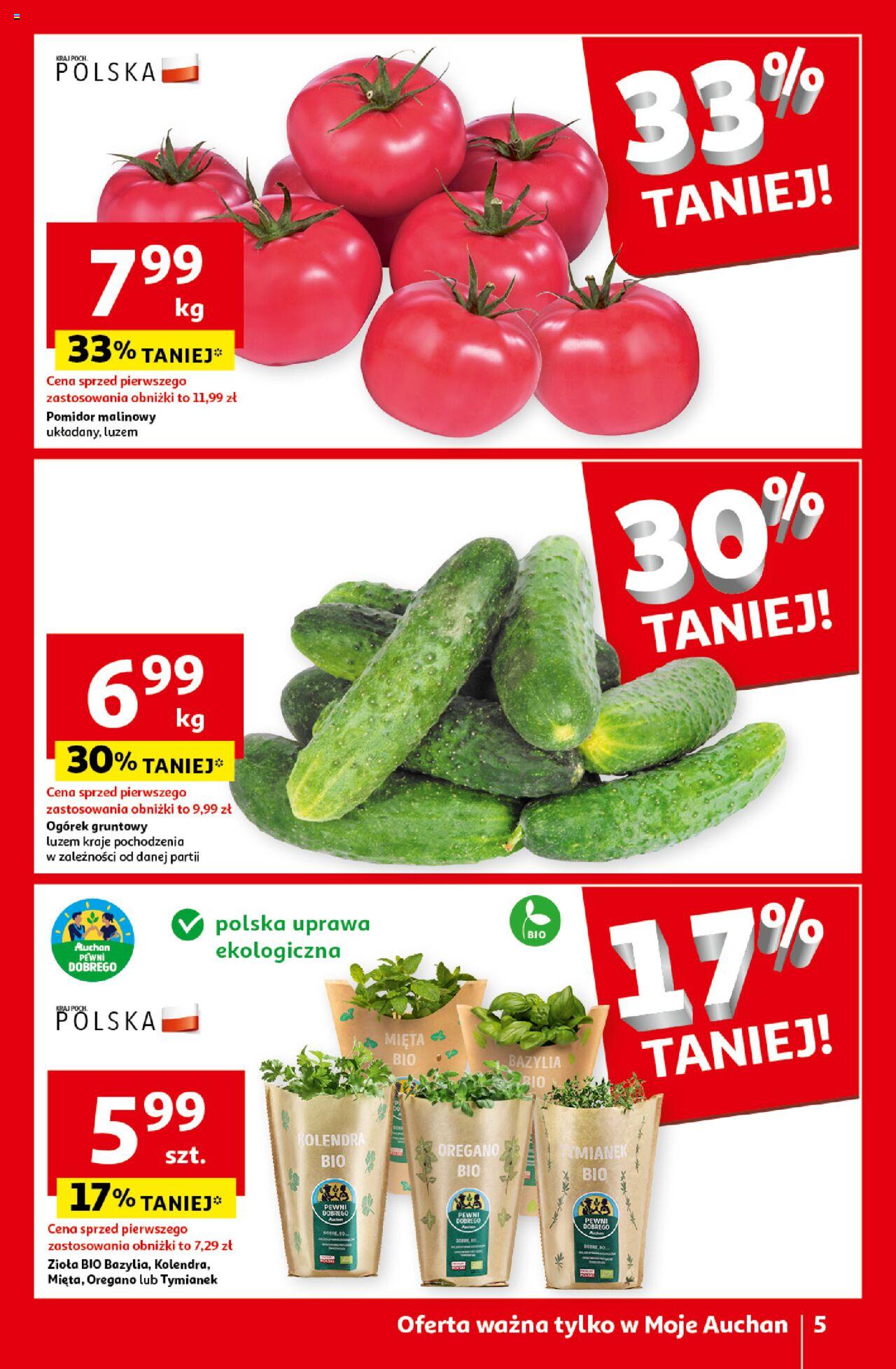 Auchan Oferty tygodnia Gazetka ważna od 23.05.2024 do 29.05.2024 strona 5