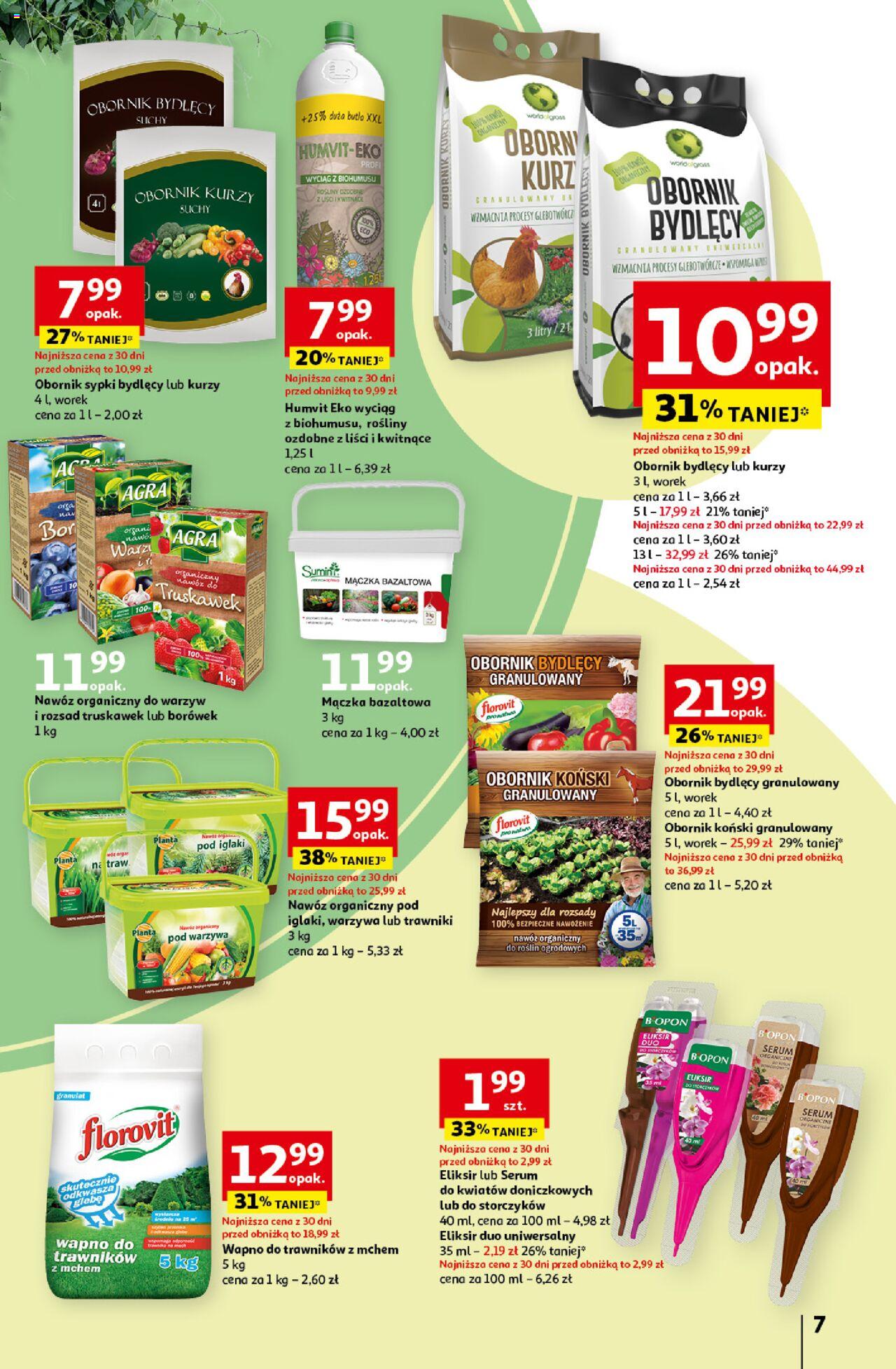 Auchan Ogród w najlepszej formie Hipermarket Gazetka ważna  od 14.03.2024 do 27.03.2024 strona 7