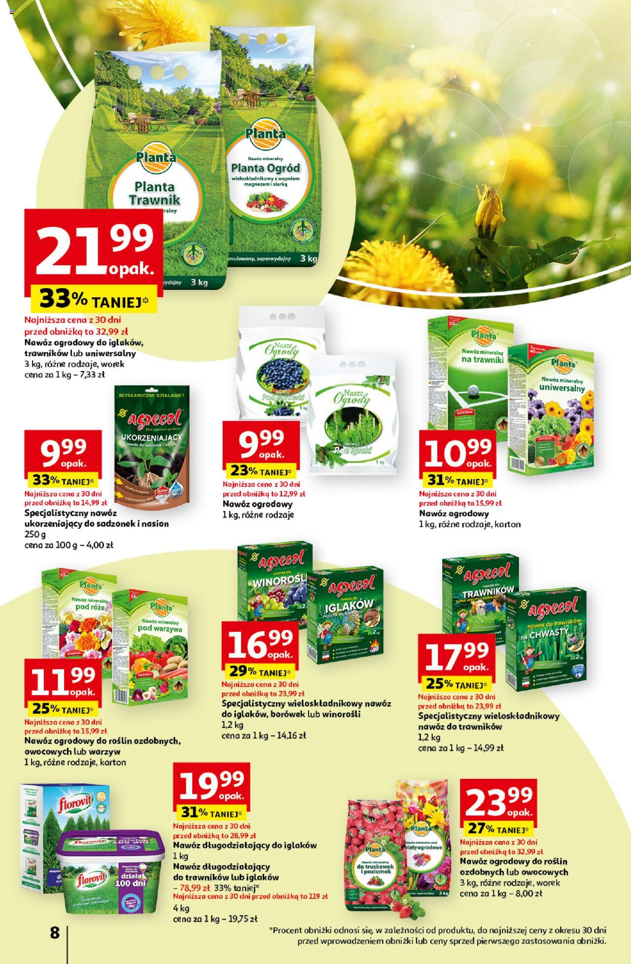 Auchan Ogród w najlepszej formie Hipermarket Gazetka ważna  od 14.03.2024 do 27.03.2024 strona 8