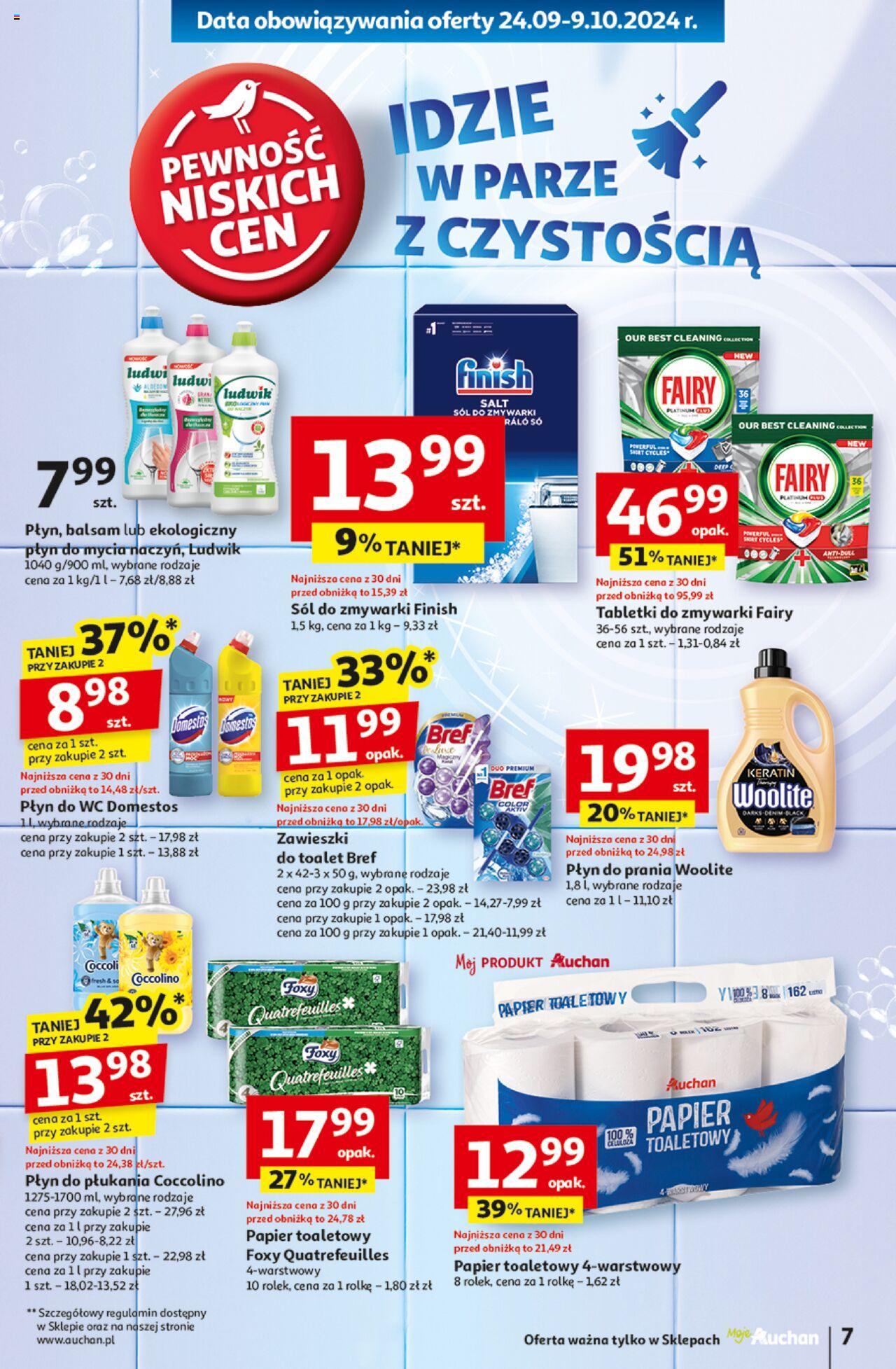 Auchan Pewność Niskich Cen Gazetka ważna od 03.10.2024 do 09.10.2024 strona 9