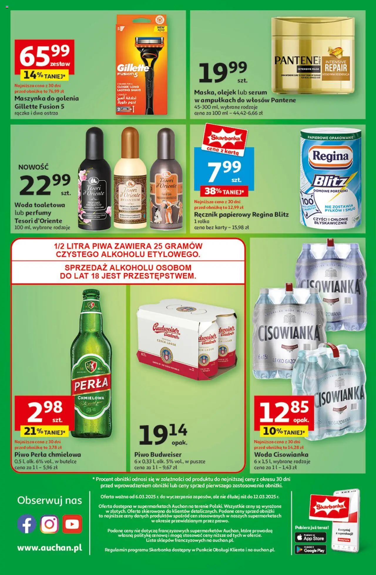 Auchan Pewność Niskich Cen Gazetka ważna od 06.03.2025 do 12.03.2025 strona 14