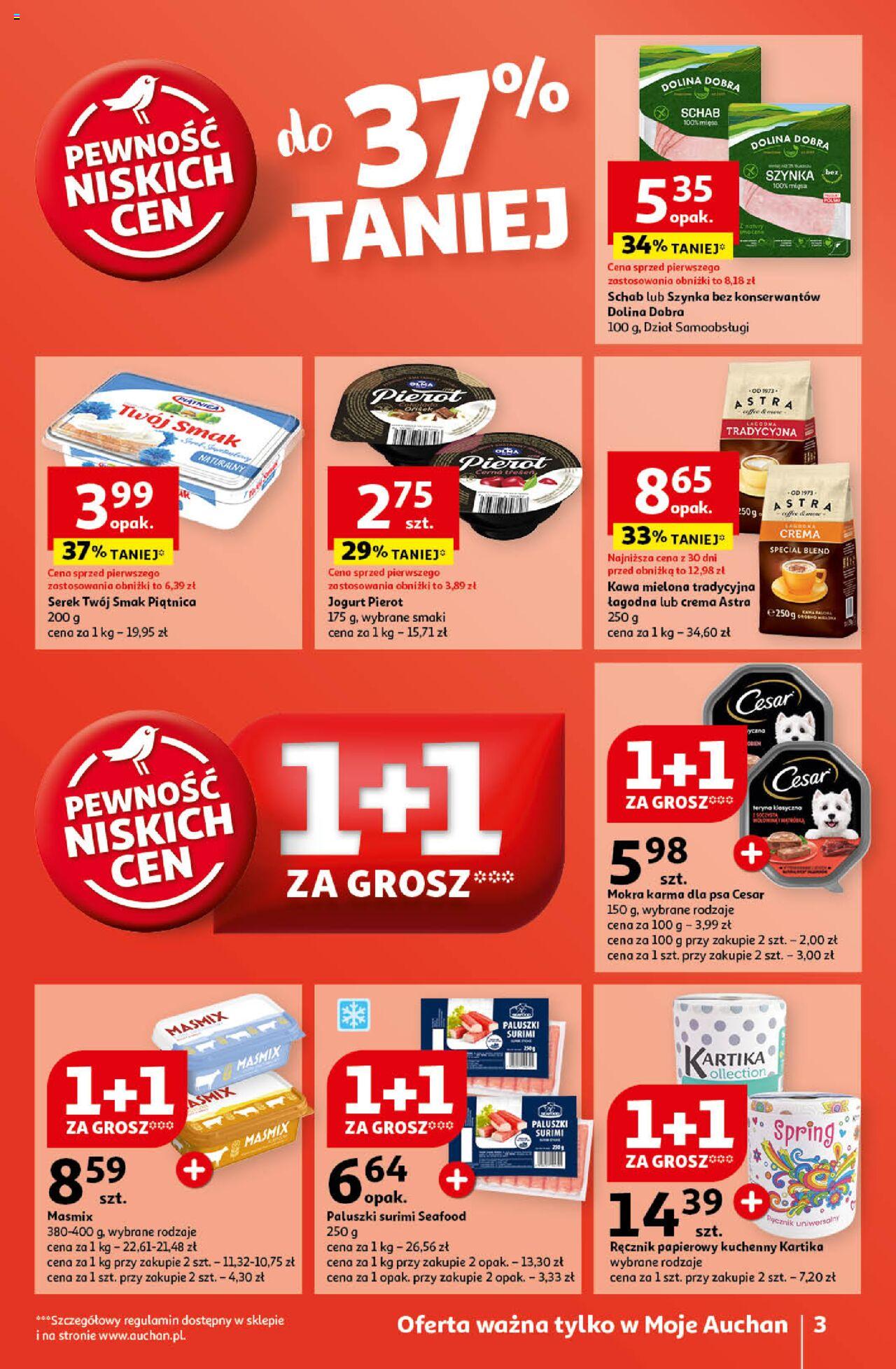 Auchan Pewność Niskich Cen Gazetka ważna od  10.10.2024 do 16.10.2024 strona 3