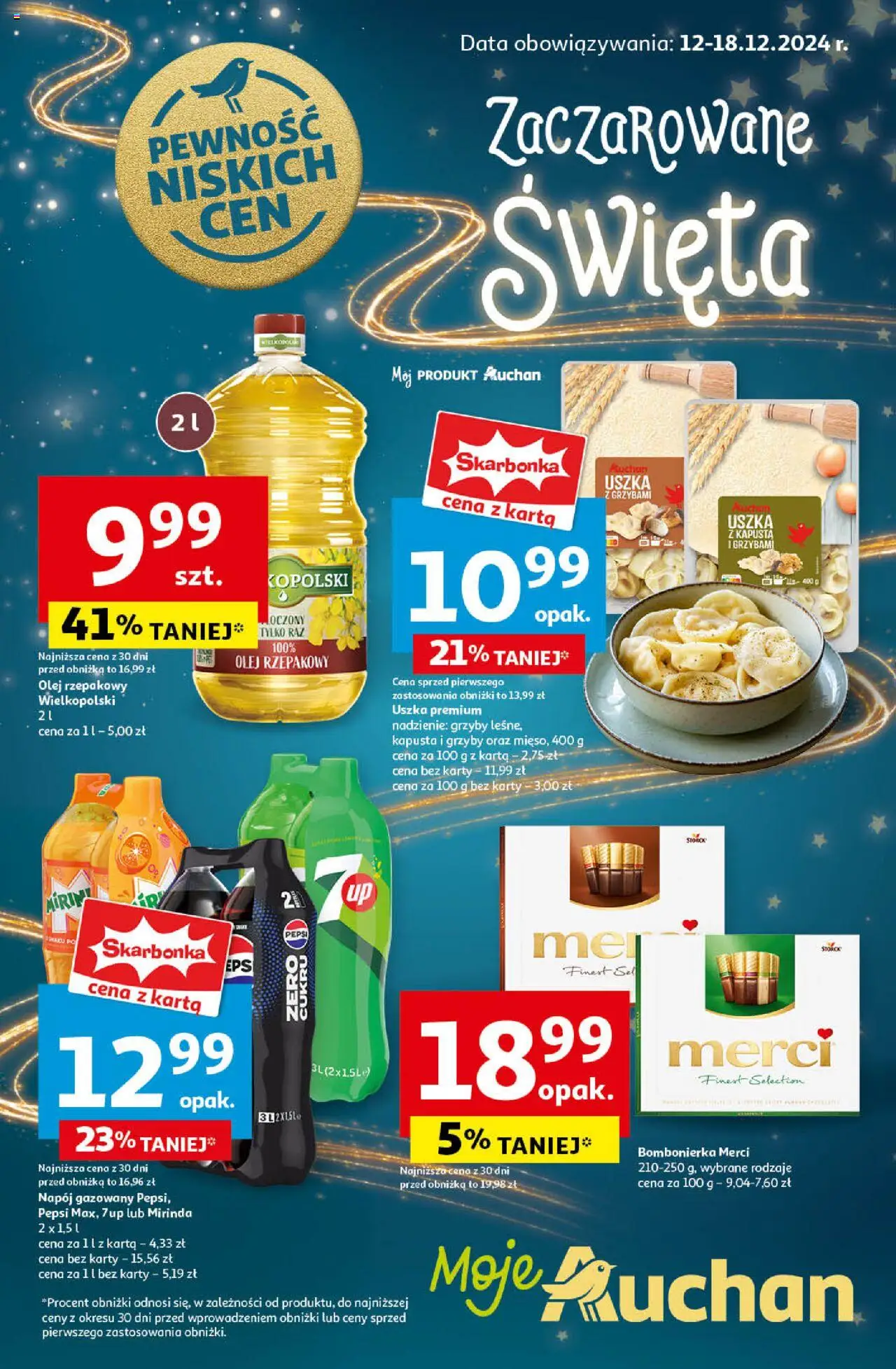 Auchan Pewność Niskich Cen Gazetka ważna od 12.12.2024 do 18.12.2024 strona 1