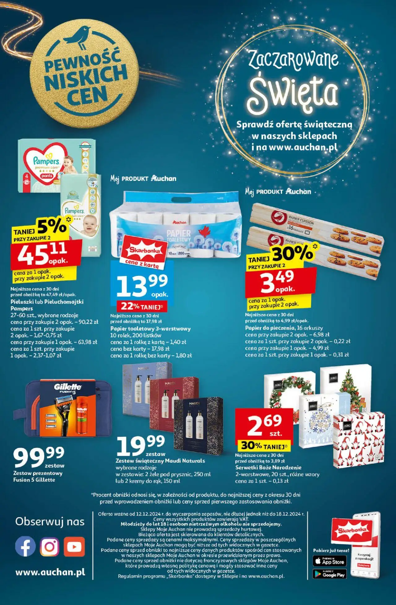 Auchan Pewność Niskich Cen Gazetka ważna od 12.12.2024 do 18.12.2024 strona 10
