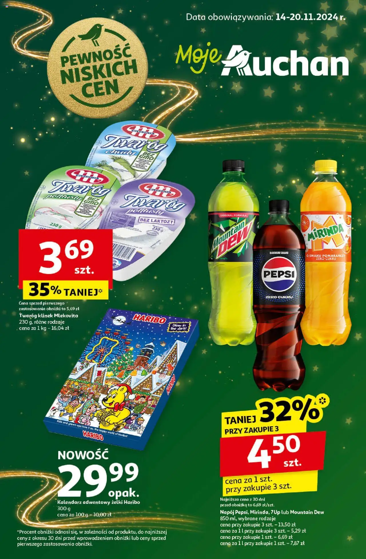 Auchan Pewność Niskich Cen Gazetka ważna od 14.11.2024 do 20.11.2024 strona 1
