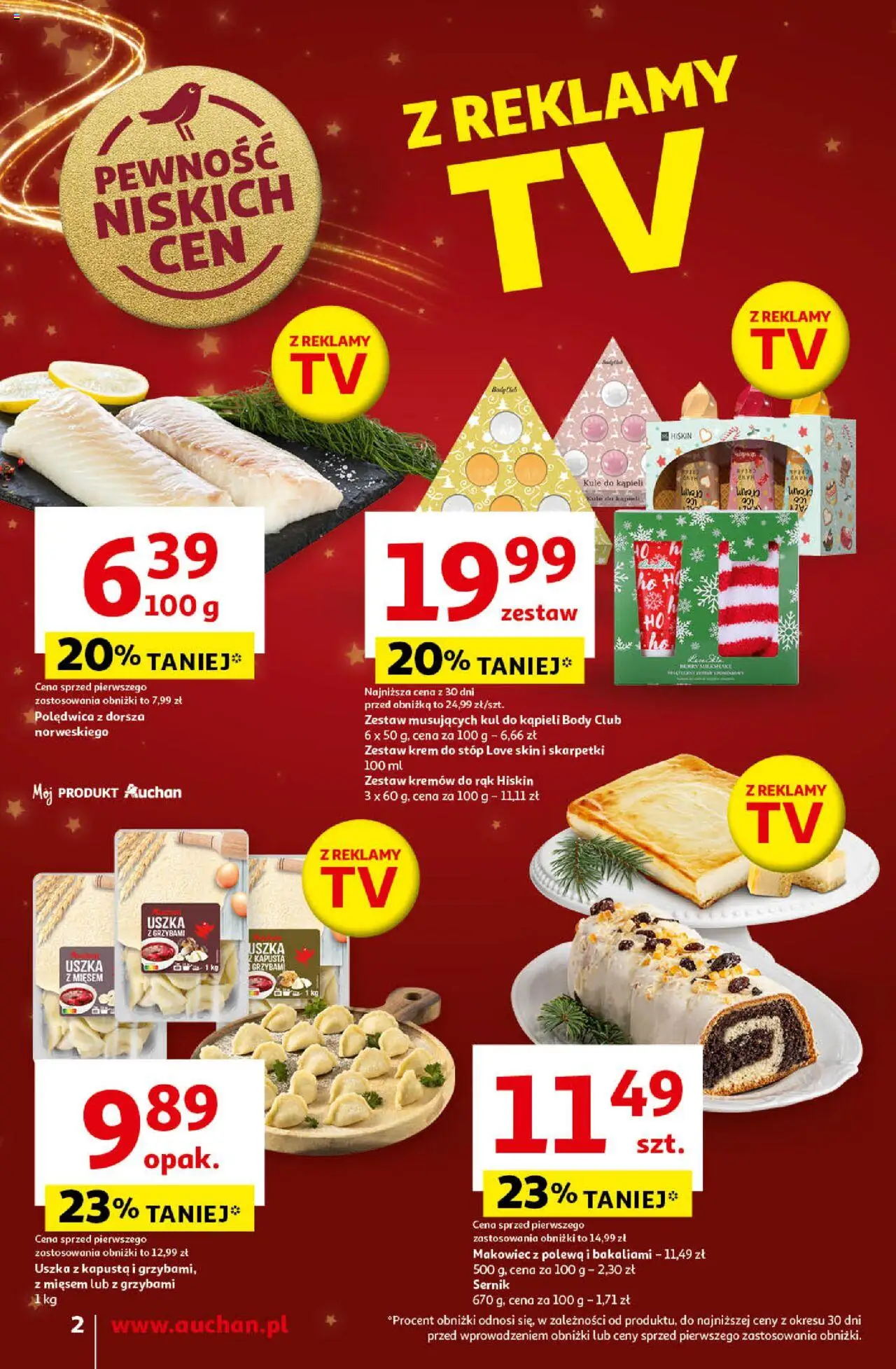 Auchan Pewność Niskich Cen Gazetka ważna od 19.12.2024 do 24.12.2024 strona 2