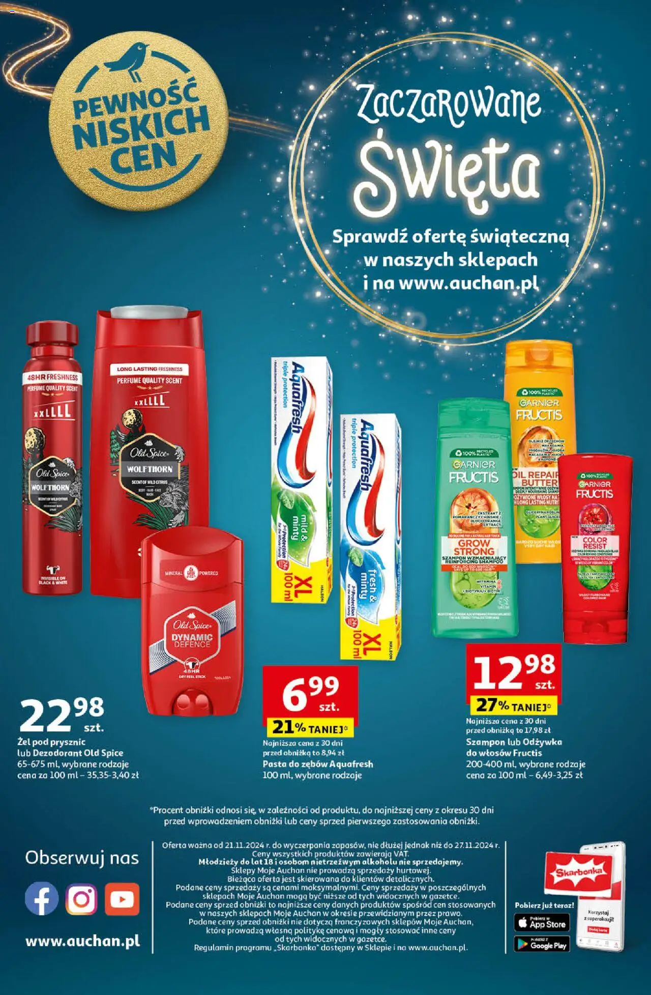 Auchan Pewność Niskich Cen Gazetka ważna od 21.11.2024 do 27.11.2024 strona 10