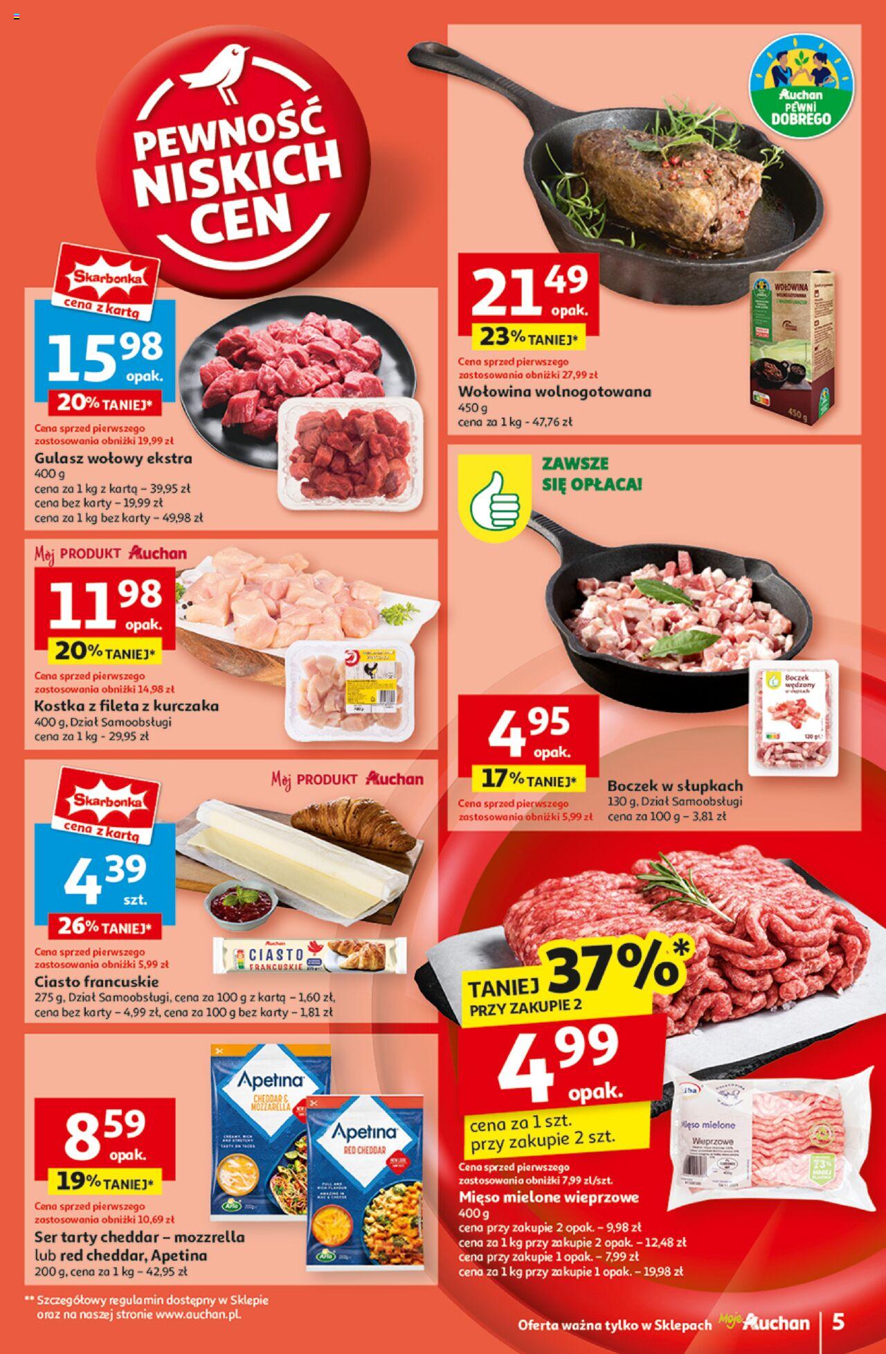 Auchan Pewność Niskich Cen Gazetka ważna od 22.08.2024 do 28.08.2024 strona 7