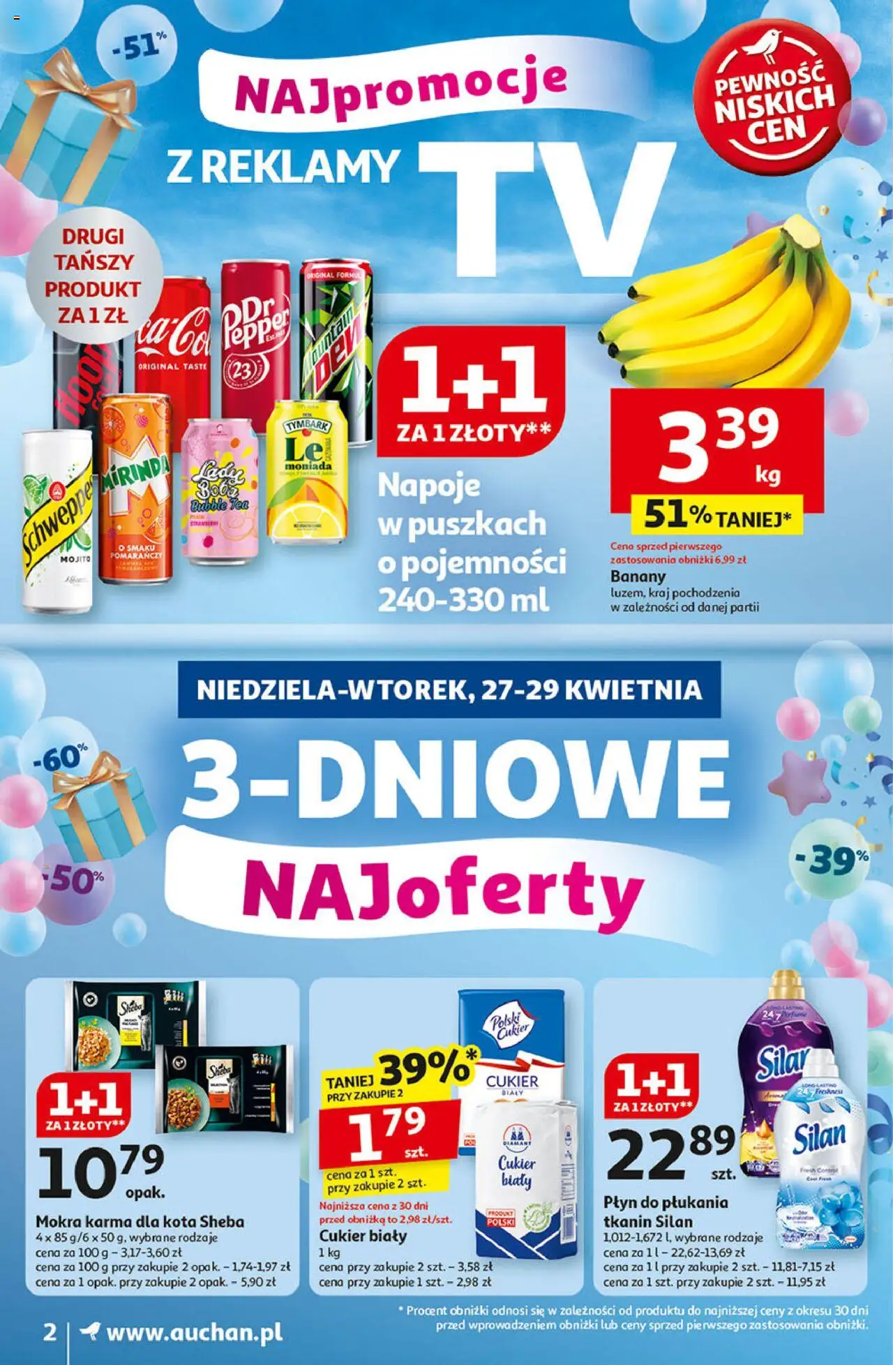 Auchan Pewność Niskich Cen Gazetka ważna od 24.04.2025 do 29.04.2025 strona 2