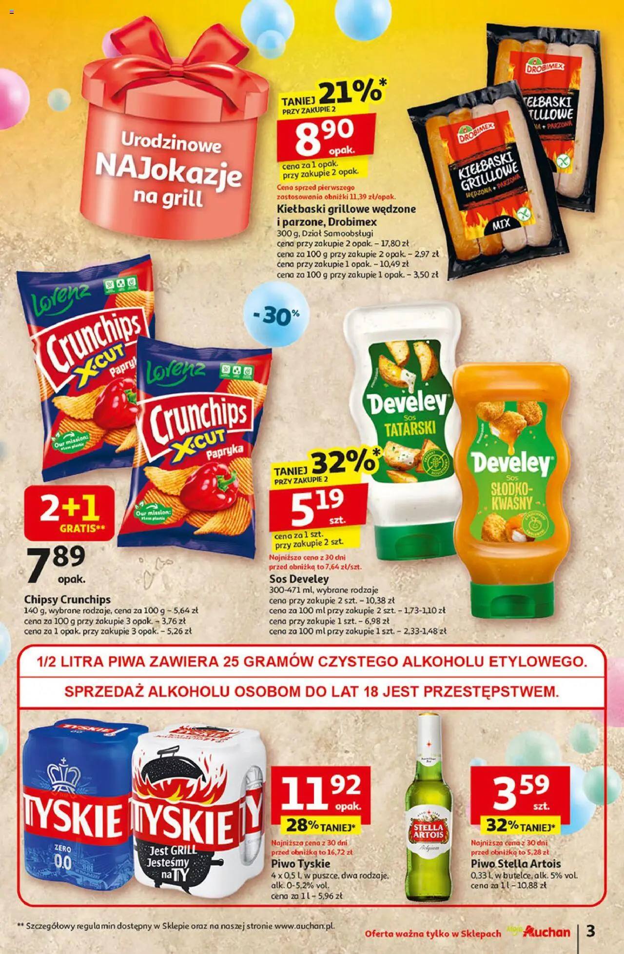 Auchan Pewność Niskich Cen Gazetka ważna od 24.04.2025 do 29.04.2025 strona 3