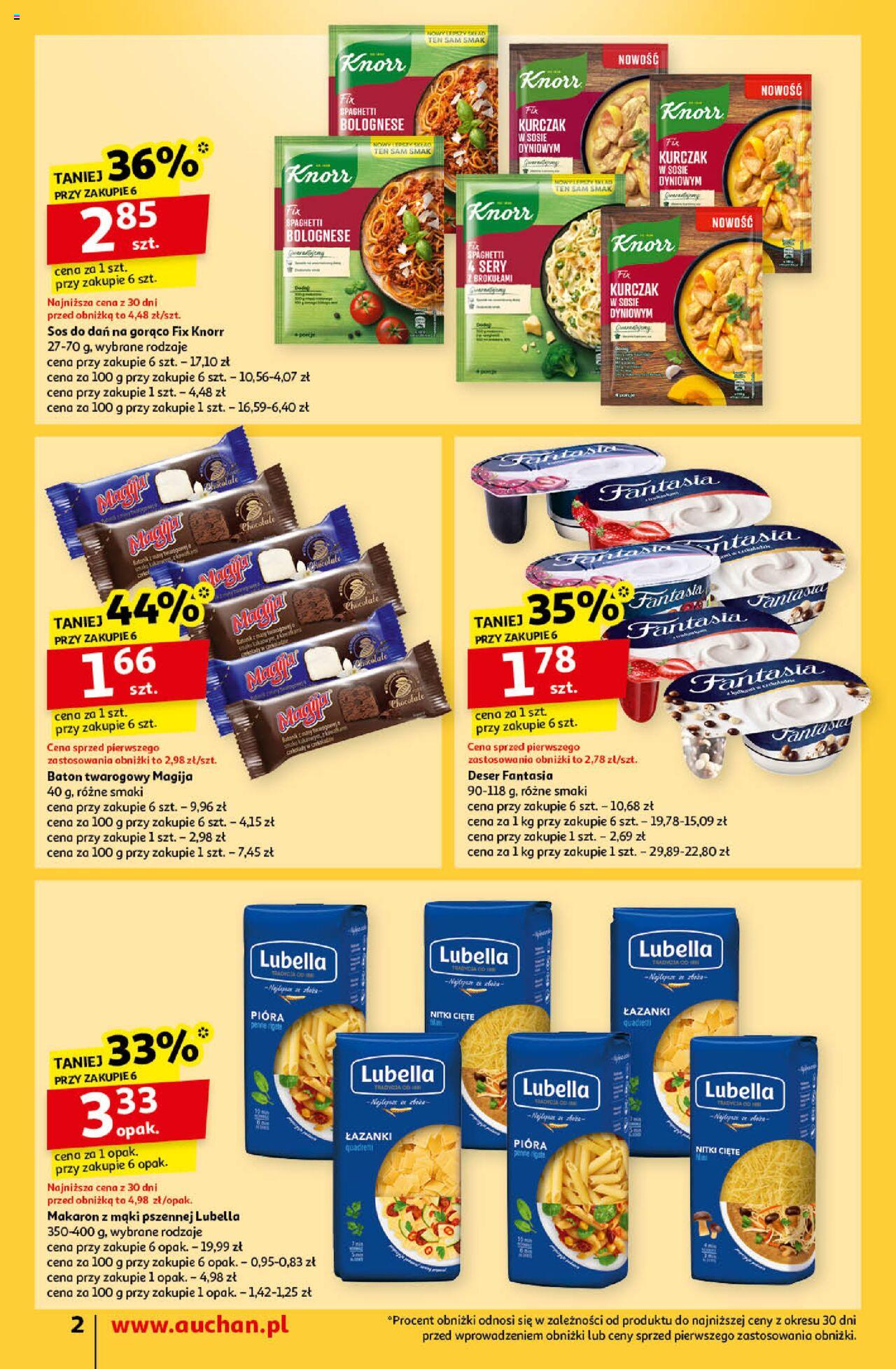 Auchan Pewność Niskich Cen Gazetka ważna od 24.10.2024 do 30.10.2024 strona 2