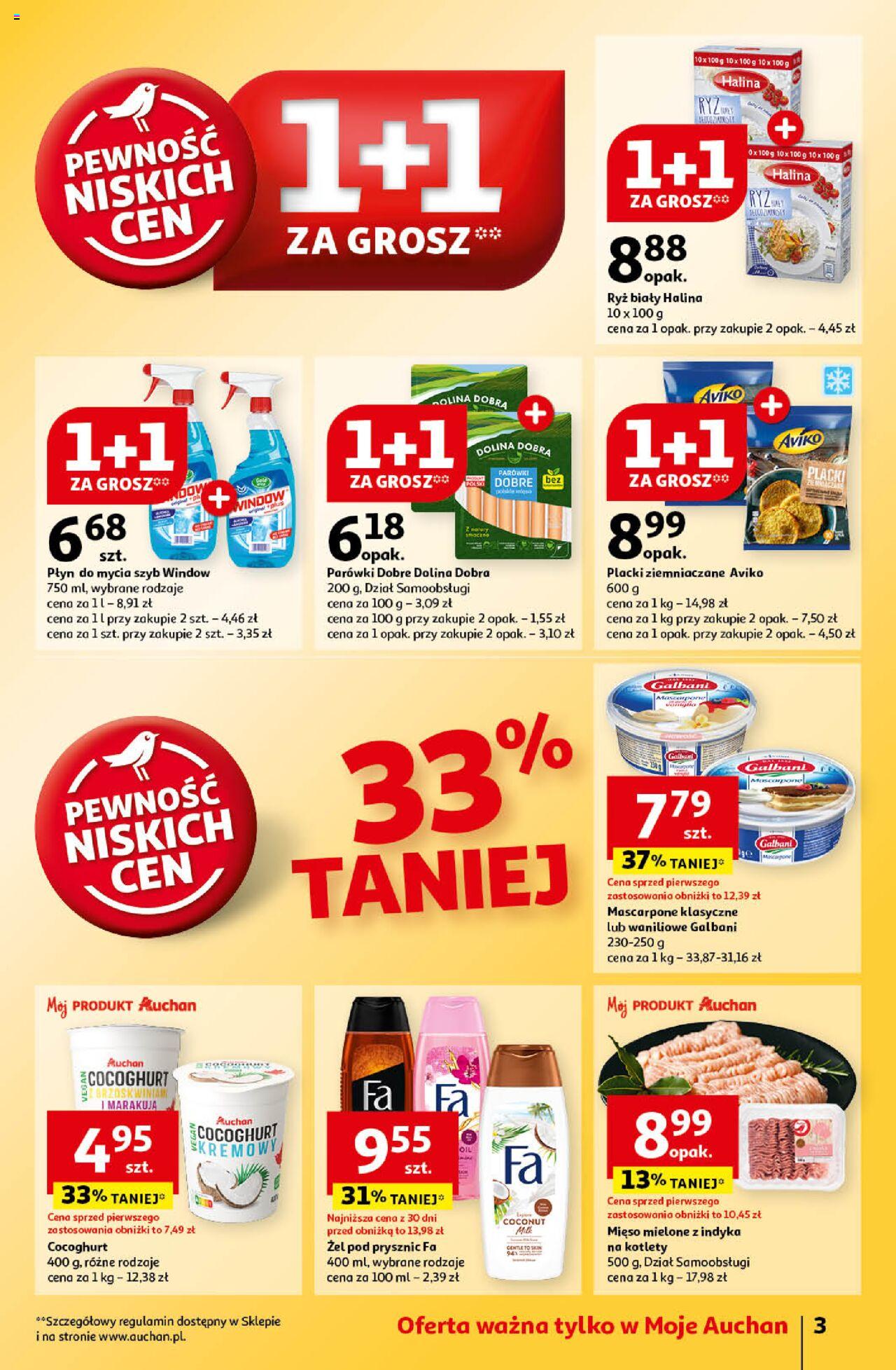 Auchan Pewność Niskich Cen Gazetka ważna od 24.10.2024 do 30.10.2024 strona 3