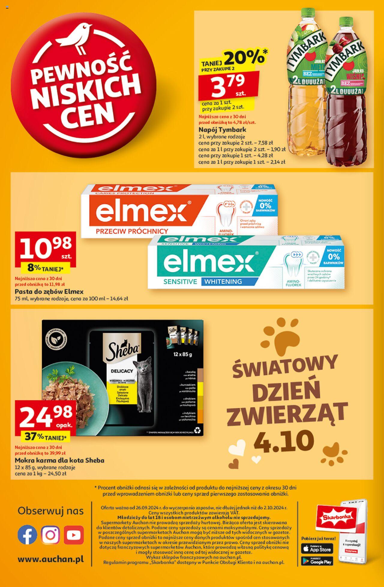 Auchan Pewność Niskich Cen Gazetka ważna od 26.09.2024 do 02.10.2024 strona 10