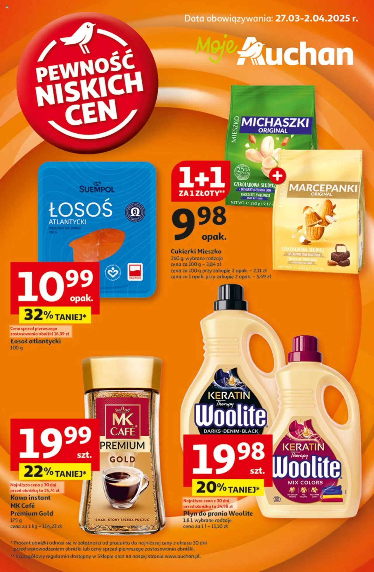 Auchan Pewność Niskich Cen Gazetka ważna od 27.03.2025 do 02.04.2025 strona 1