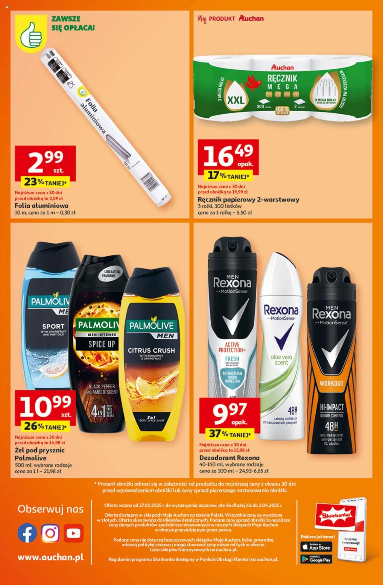 Auchan Pewność Niskich Cen Gazetka ważna od 27.03.2025 do 02.04.2025 strona 10