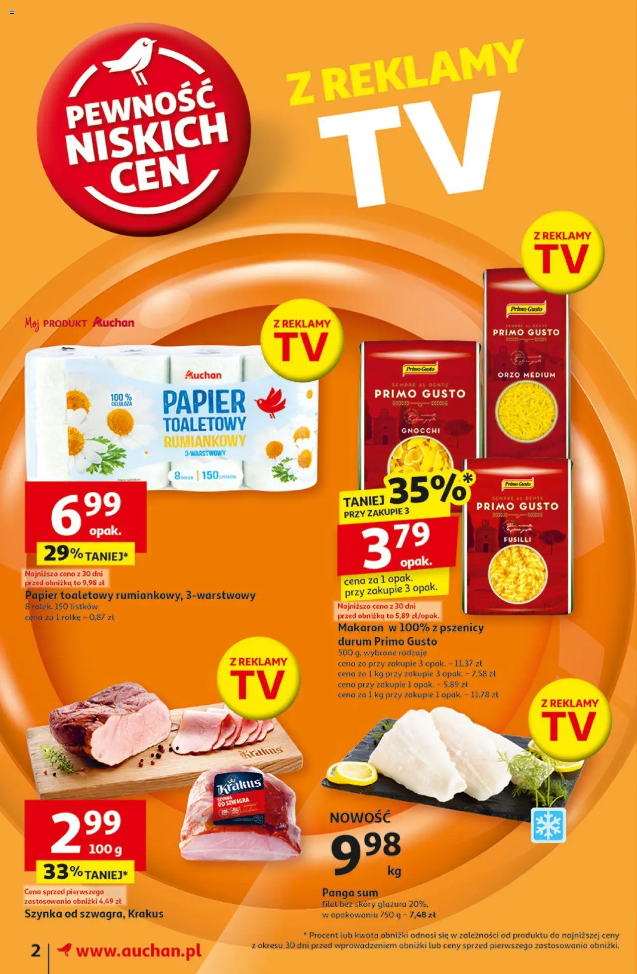 Auchan Pewność Niskich Cen Gazetka ważna od 30.01.2025 do 05.02.2025 strona 2