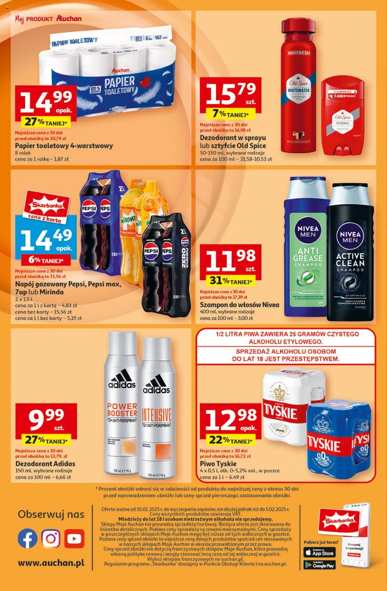 Auchan Pewność Niskich Cen Gazetka ważna od 30.01.2025 do 05.02.2025 strona 10