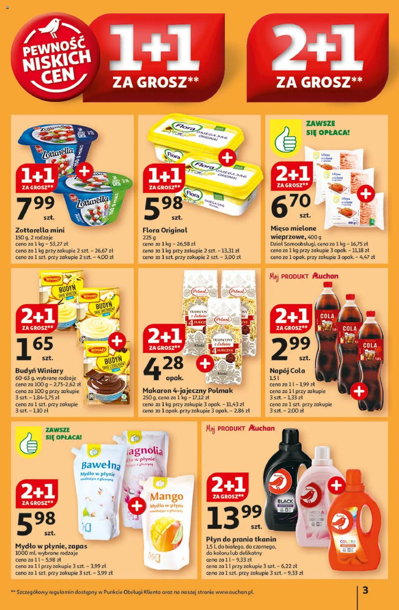 Auchan Pewność Niskich Cen Hipermarket Gazetka  od  27.03.2025 do 02.04.2025 strona 3