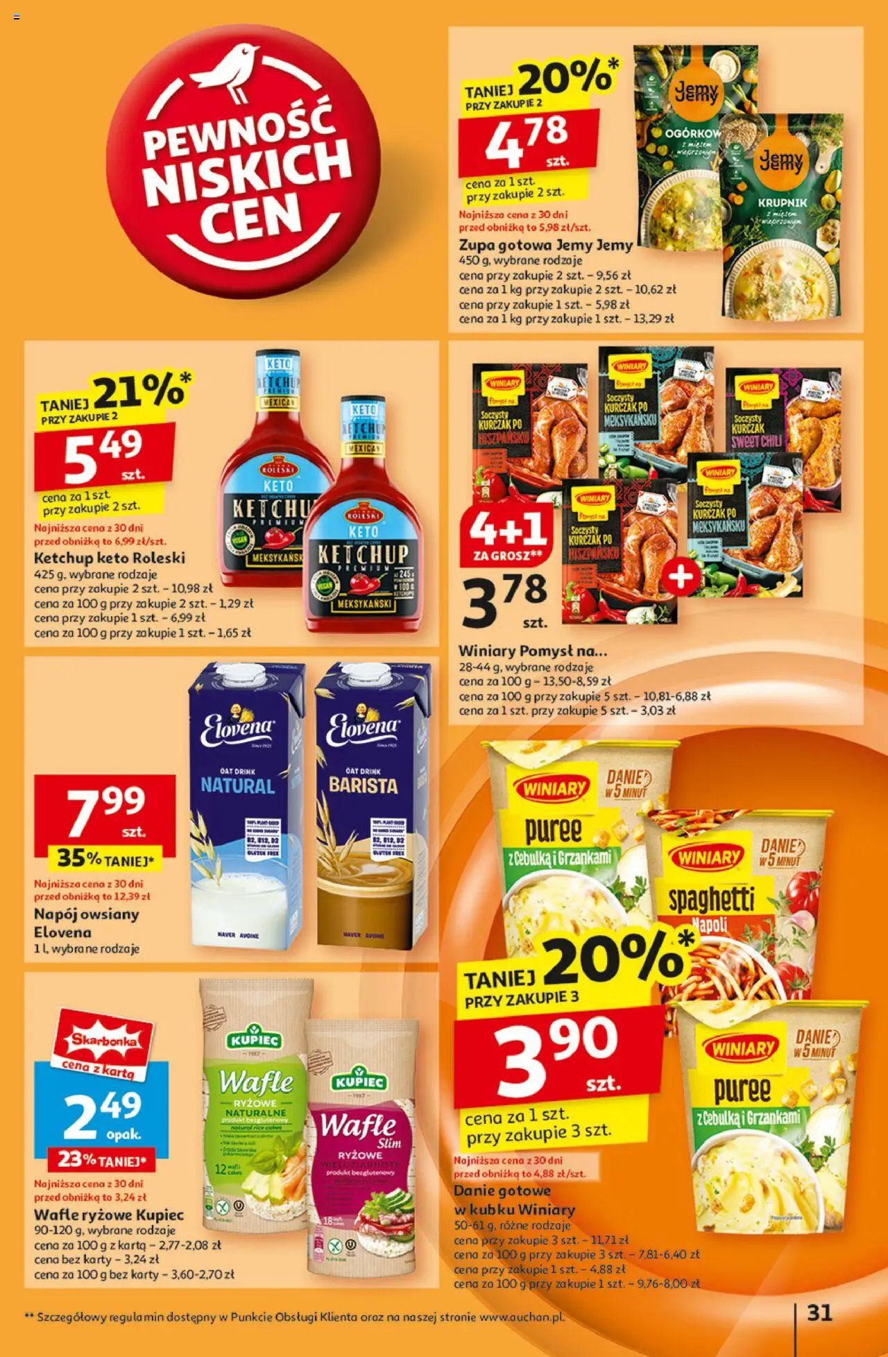 Auchan Pewność Niskich Cen Hipermarket Gazetka  od  27.03.2025 do 02.04.2025 strona 32