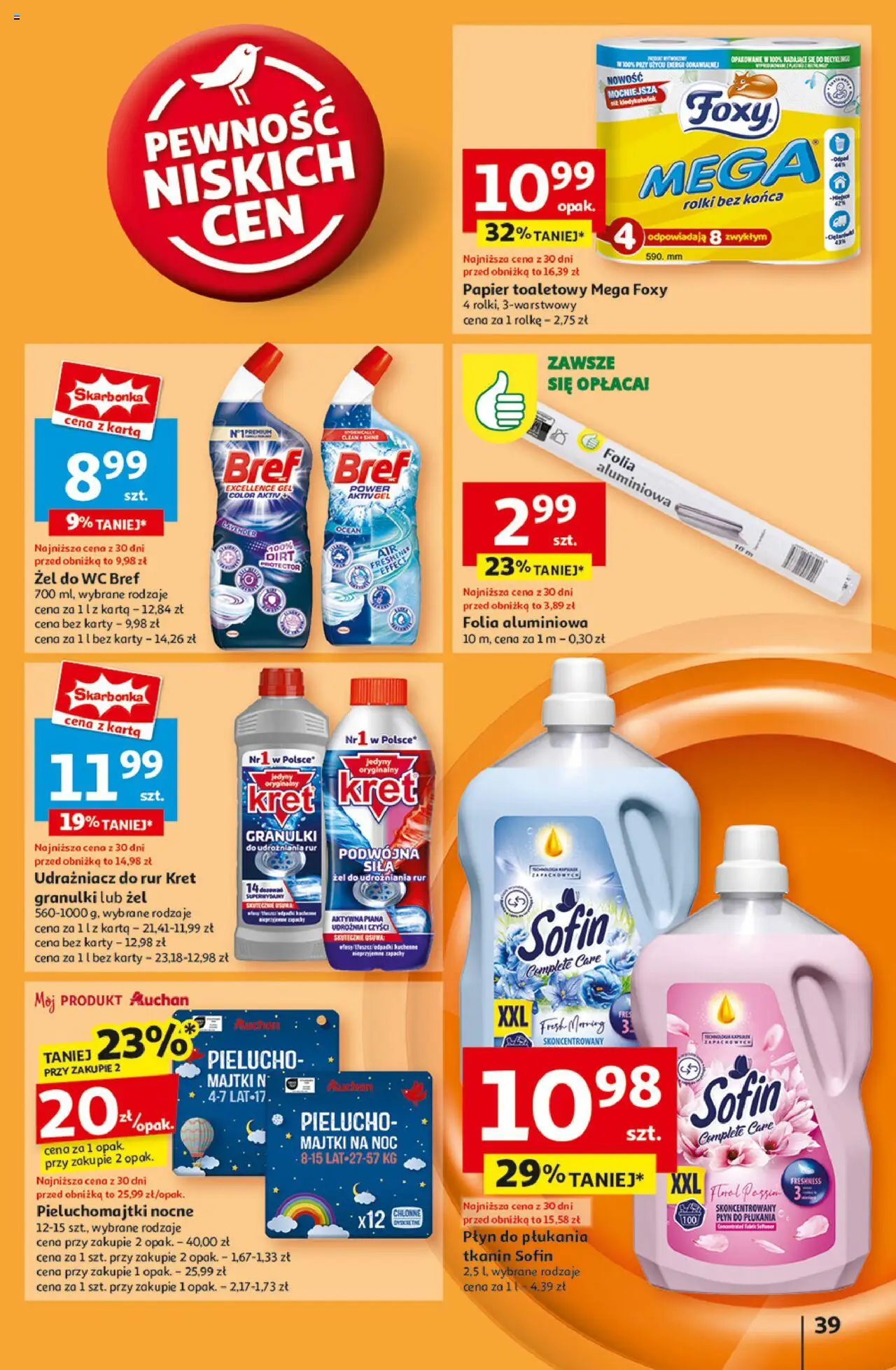 Auchan Pewność Niskich Cen Hipermarket Gazetka  od  27.03.2025 do 02.04.2025 strona 40