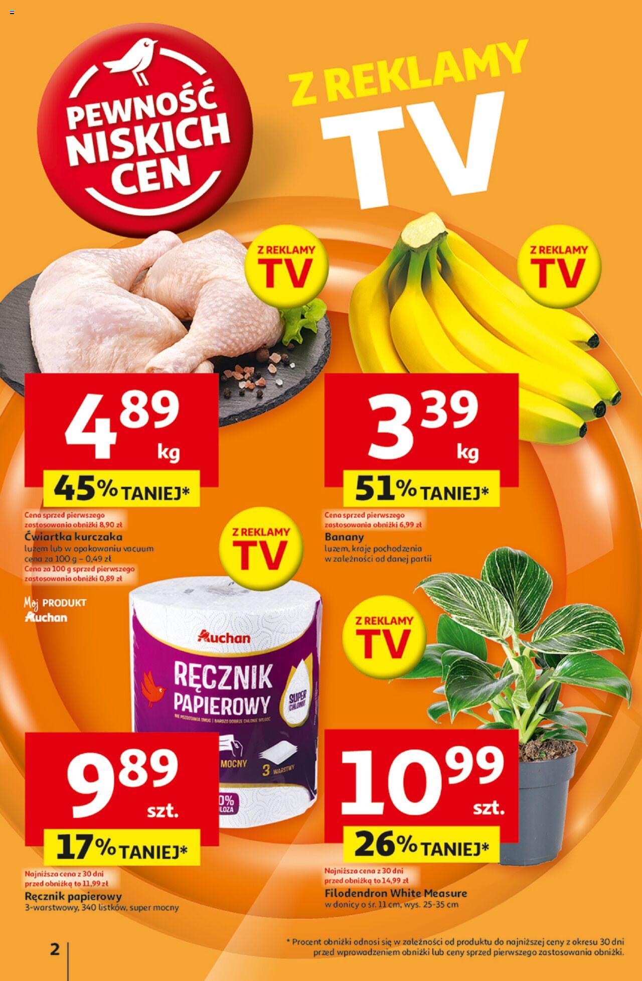 Auchan Pewność Niskich Cen Hipermarket Gazetka ważna od 03.10.2024 do 09.10.2024 strona 2