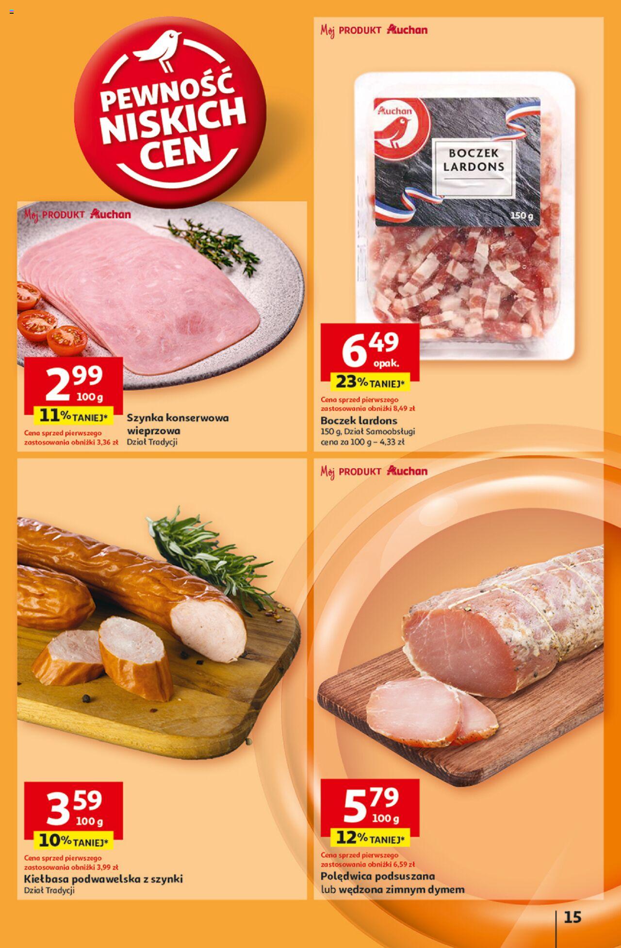 Auchan Pewność Niskich Cen Hipermarket Gazetka ważna od 03.10.2024 do 09.10.2024 strona 17