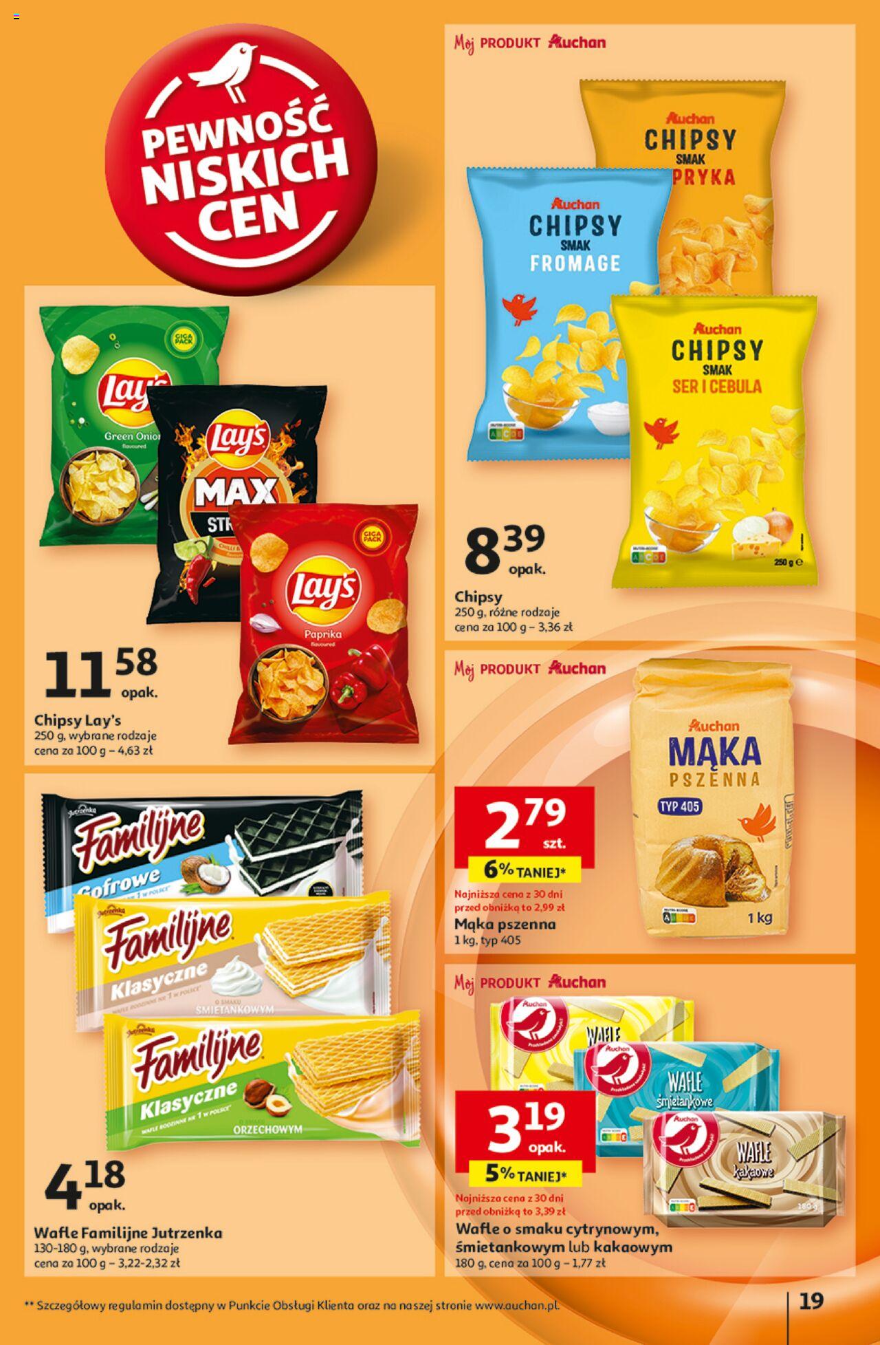 Auchan Pewność Niskich Cen Hipermarket Gazetka ważna od 03.10.2024 do 09.10.2024 strona 21