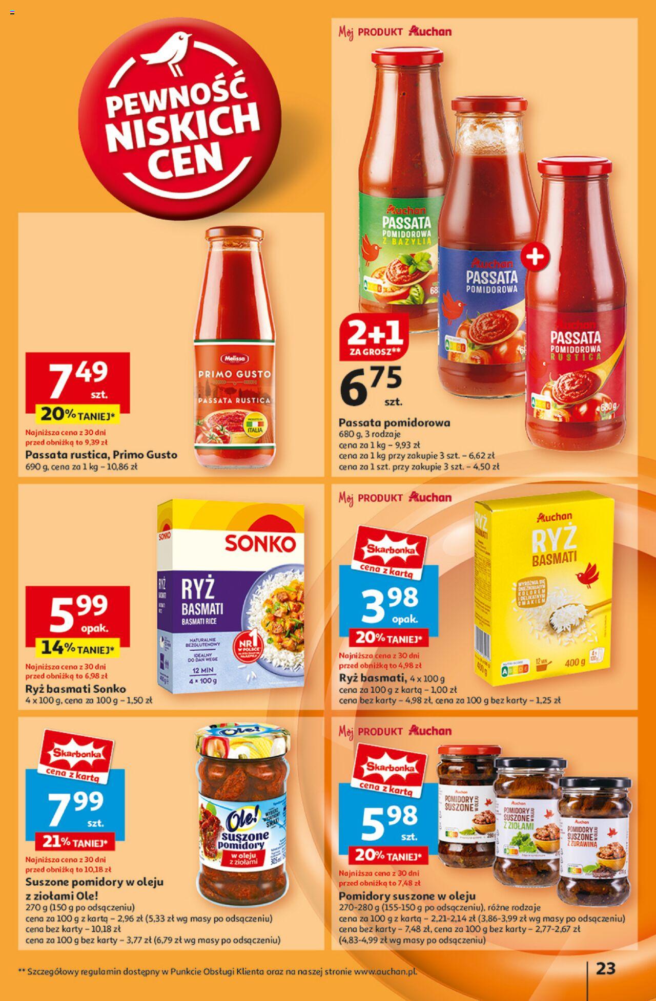 Auchan Pewność Niskich Cen Hipermarket Gazetka ważna od 03.10.2024 do 09.10.2024 strona 25