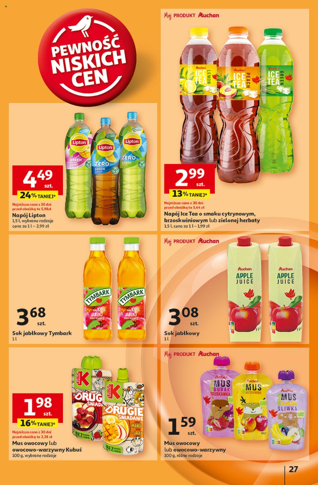 Auchan Pewność Niskich Cen Hipermarket Gazetka ważna od 03.10.2024 do 09.10.2024 strona 29
