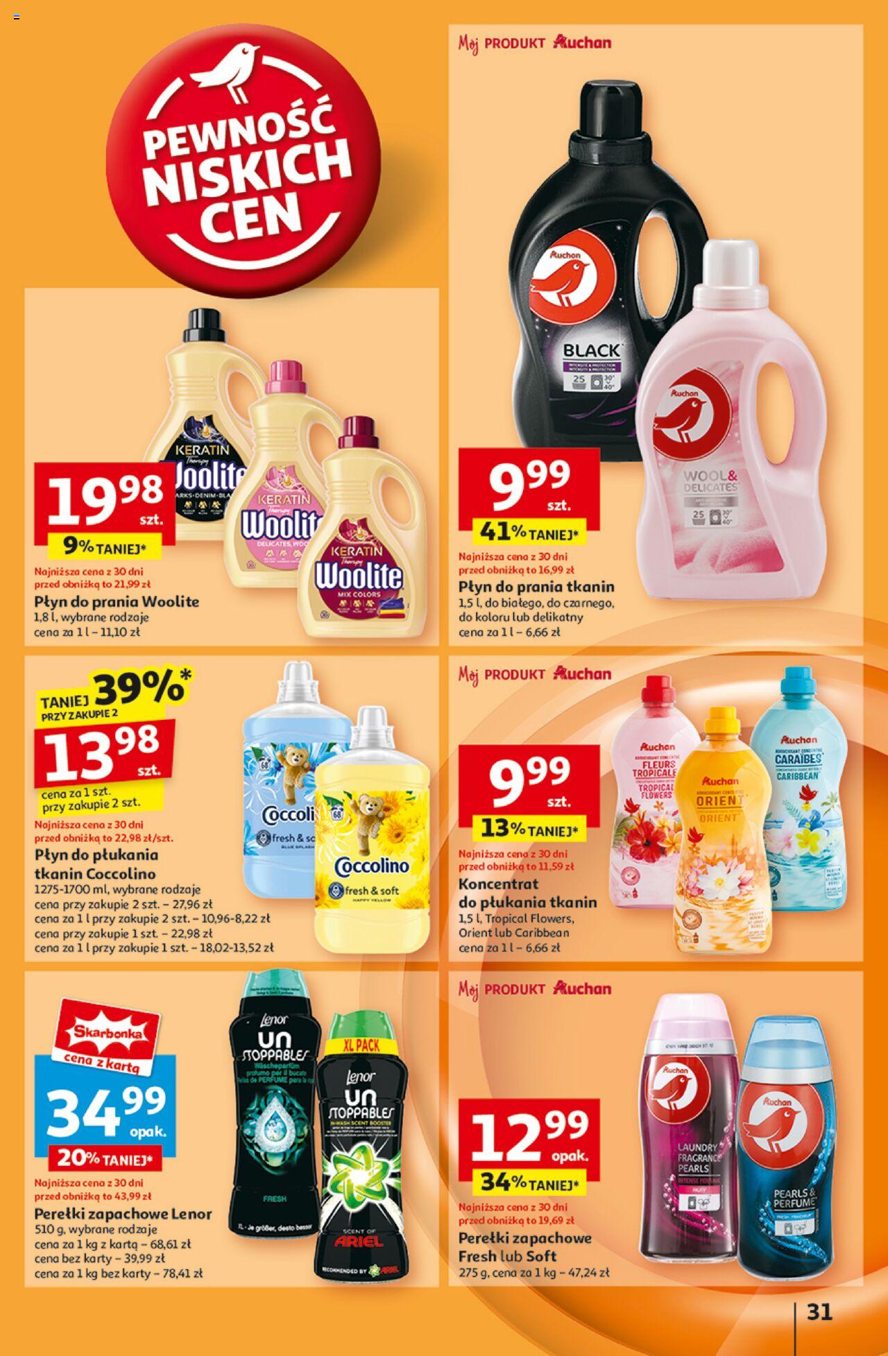 Auchan Pewność Niskich Cen Hipermarket Gazetka ważna od 03.10.2024 do 09.10.2024 strona 33