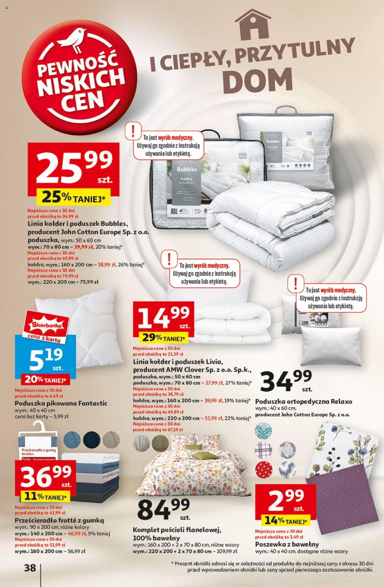 Auchan Pewność Niskich Cen Hipermarket Gazetka ważna od 03.10.2024 do 09.10.2024 strona 46