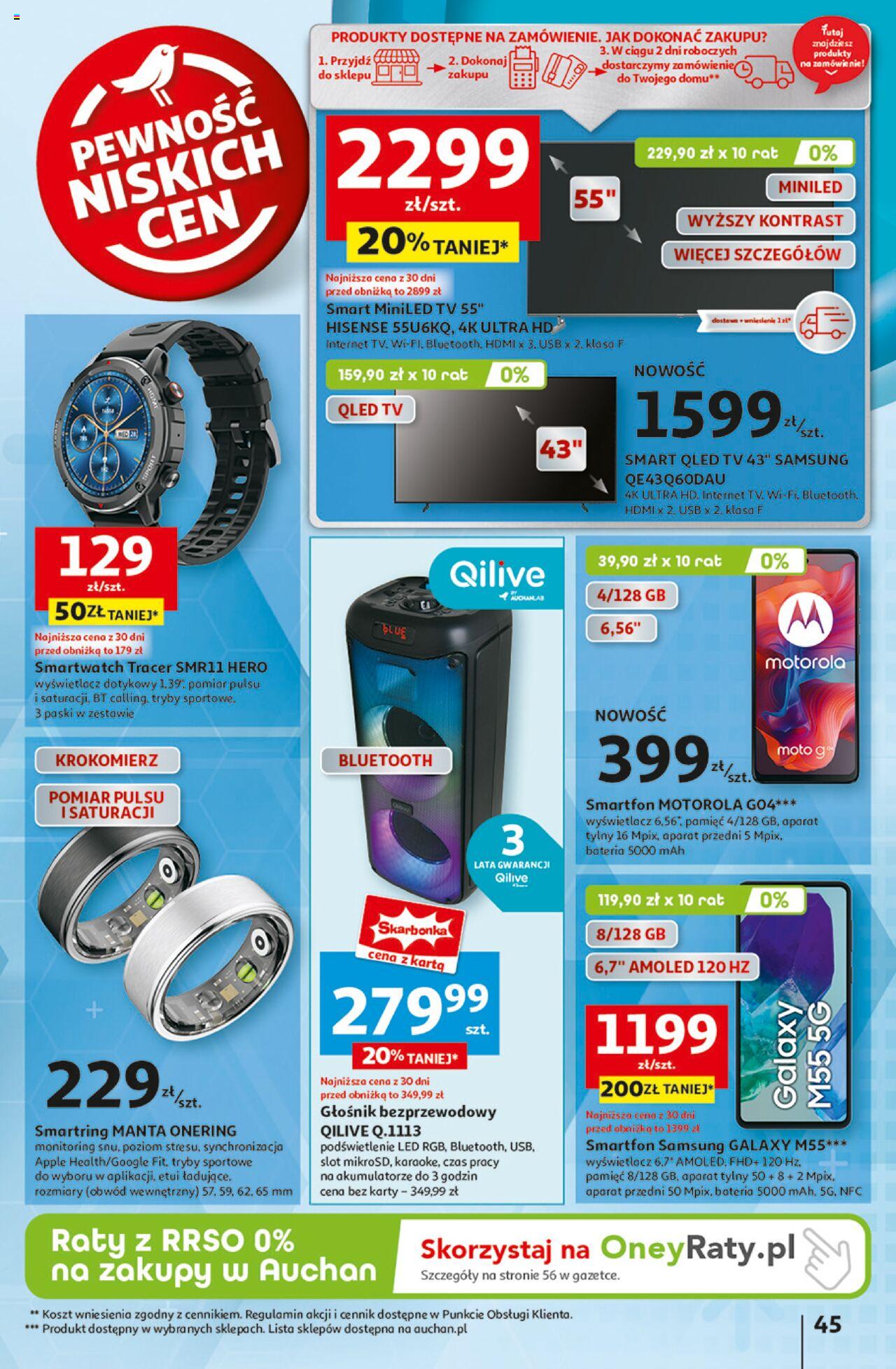 Auchan Pewność Niskich Cen Hipermarket Gazetka ważna od 03.10.2024 do 09.10.2024 strona 53