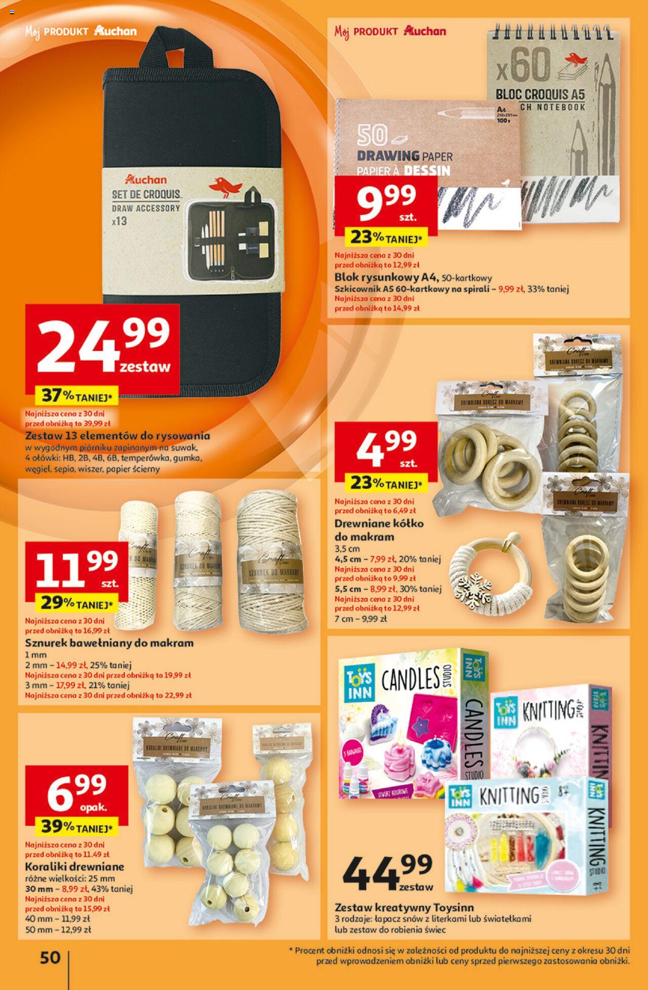 Auchan Pewność Niskich Cen Hipermarket Gazetka ważna od 03.10.2024 do 09.10.2024 strona 58