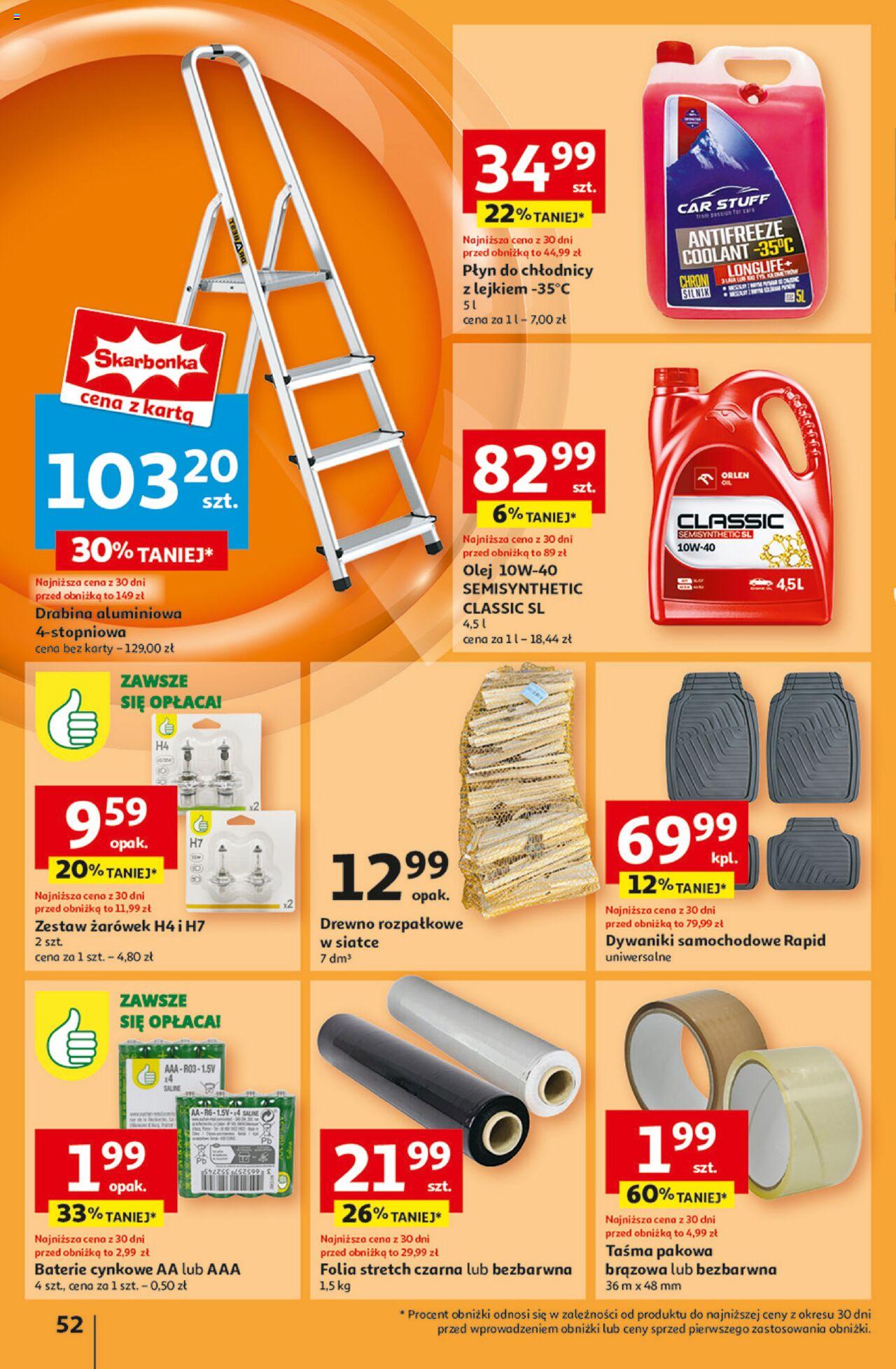 Auchan Pewność Niskich Cen Hipermarket Gazetka ważna od 03.10.2024 do 09.10.2024 strona 60