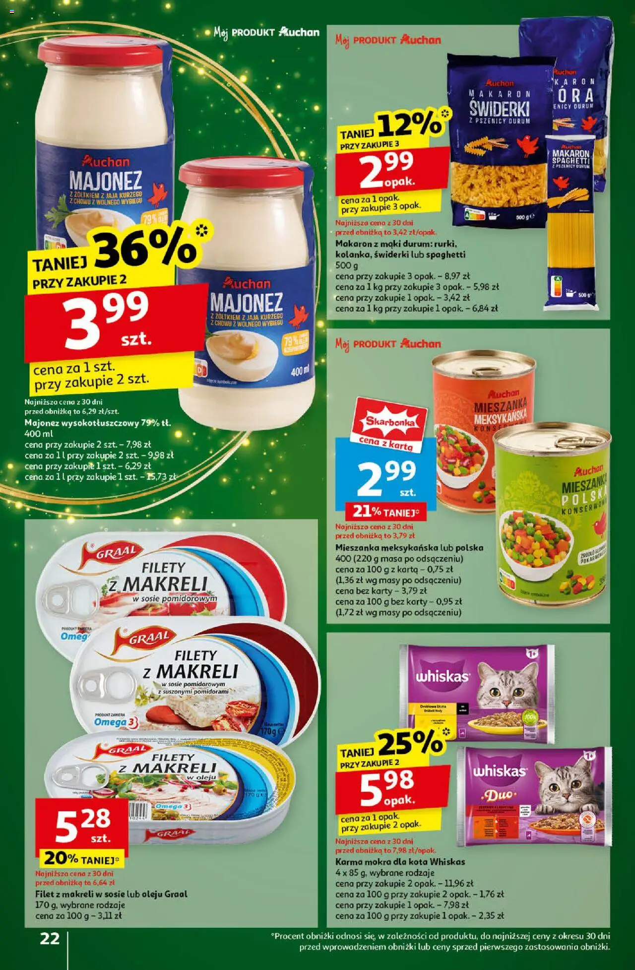 Auchan Pewność Niskich Cen Hipermarket gazetka ważna od 05.12.2024 do 11.12.2024 strona 21