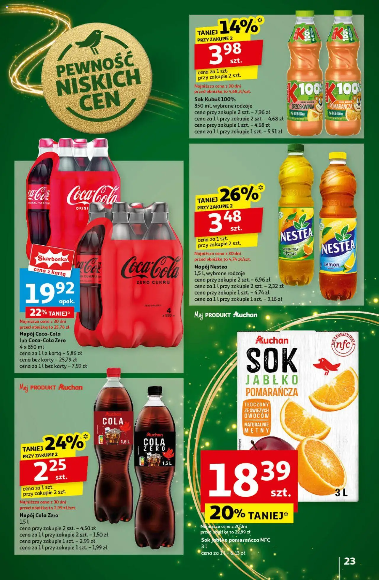 Auchan Pewność Niskich Cen Hipermarket gazetka ważna od 05.12.2024 do 11.12.2024 strona 22