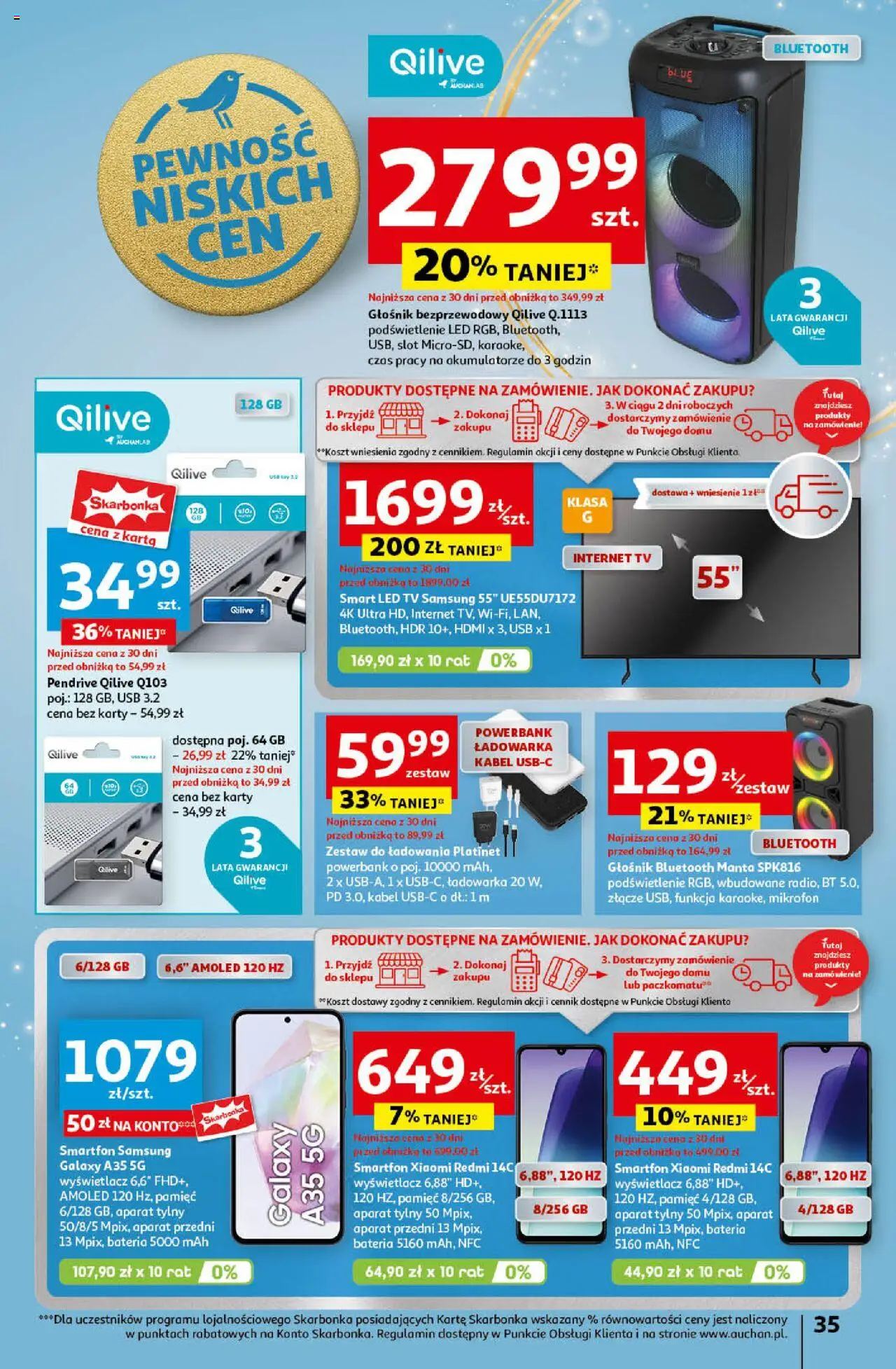 Auchan Pewność Niskich Cen Hipermarket gazetka ważna od 05.12.2024 do 11.12.2024 strona 38